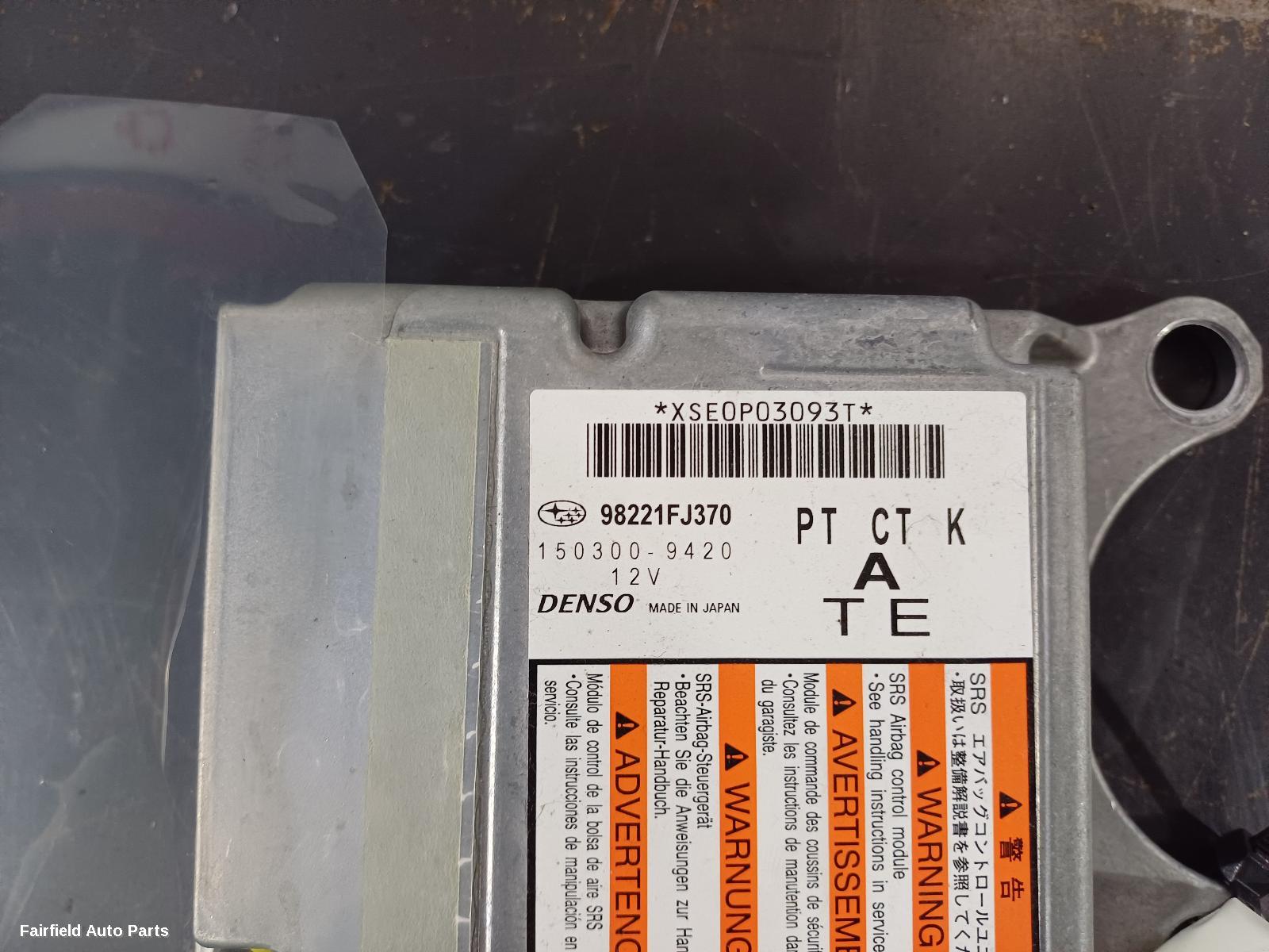 2011-2016 Subaru Impreza Airbag Module Sensor