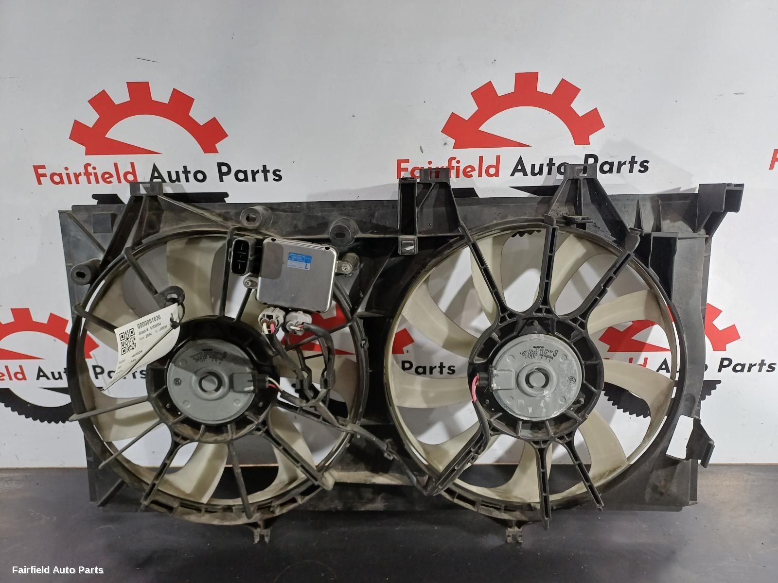 2012-2017 Toyota Aurion Fan
