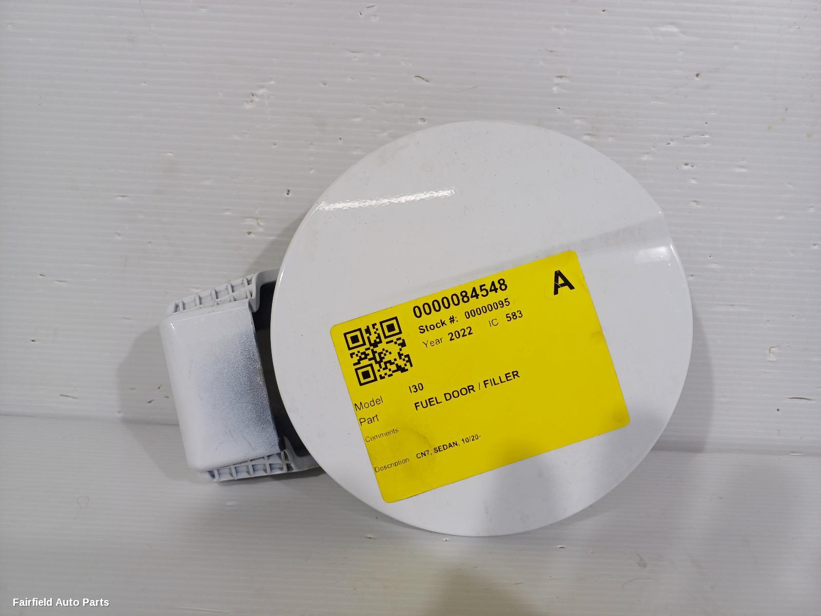 2020-2026 Hyundai I30 Fuel Door   Filler