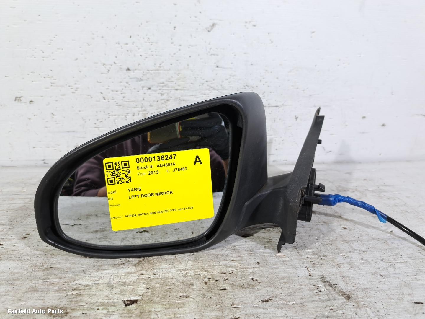 2011-2020 Toyota Yaris Left Door Mirror