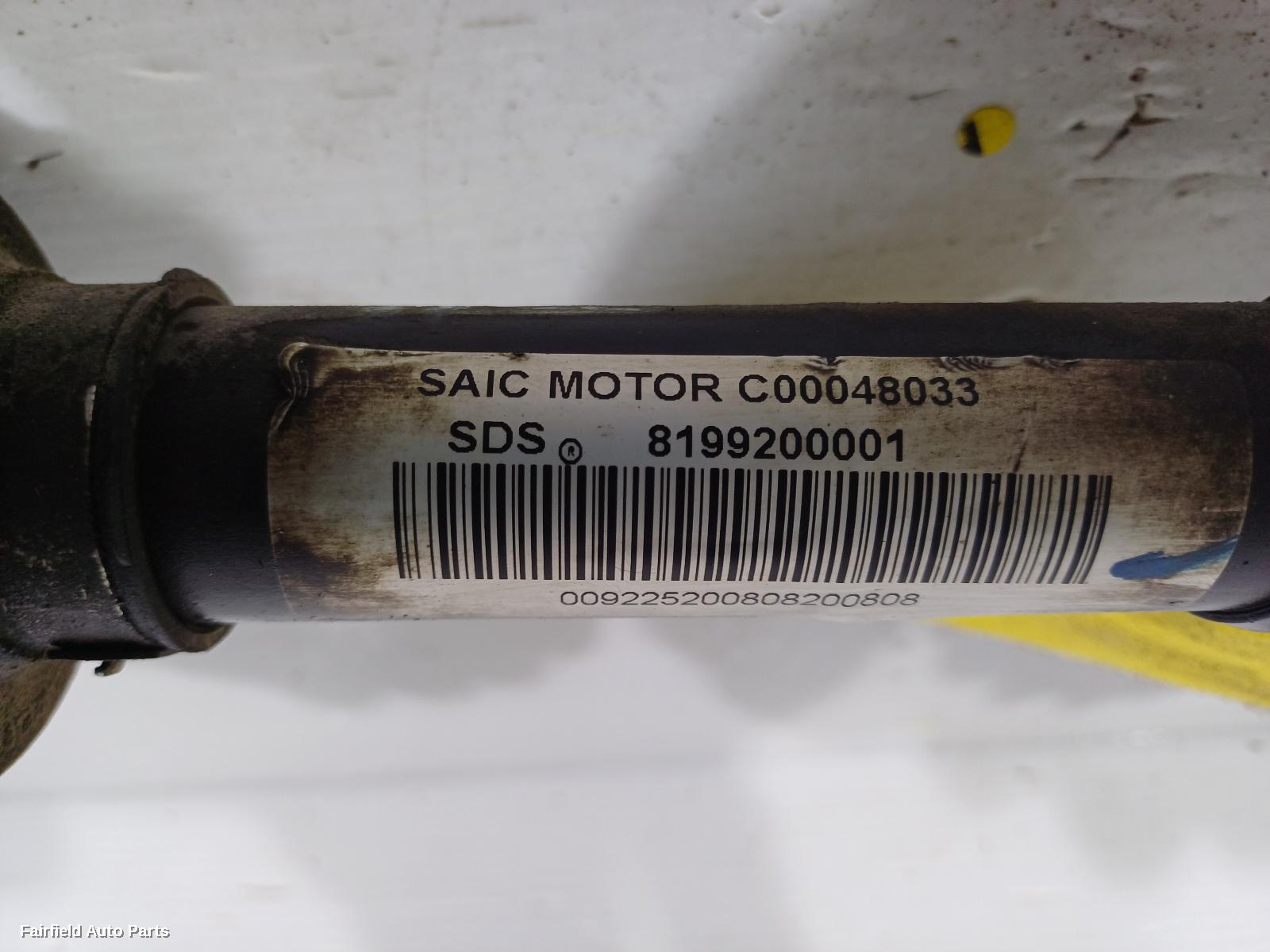 2020-2021 Ldv T60 Left Driveshaft