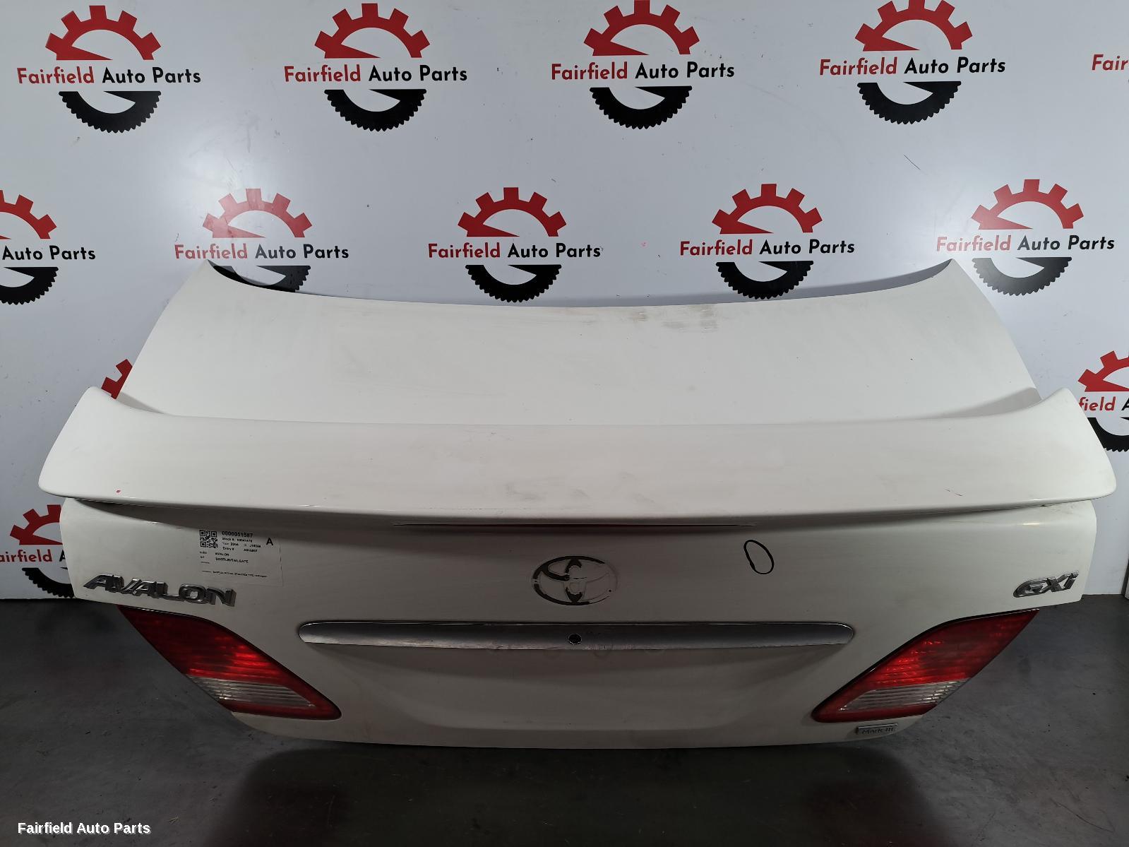 2003-2005 Toyota Avalon Bootlid Tailgate