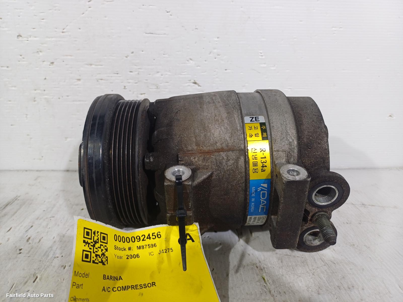 2005-2012 Holden Barina A C Compressor