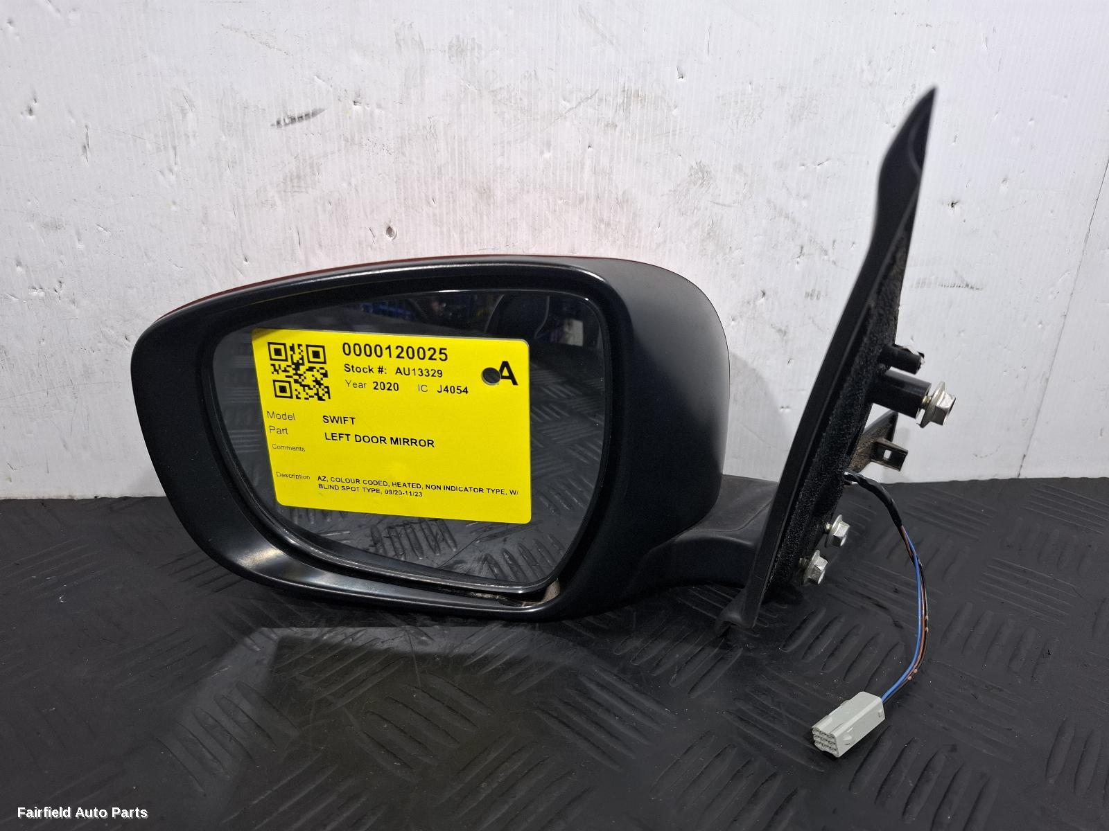 2020-2023 Suzuki Swift Left Door Mirror