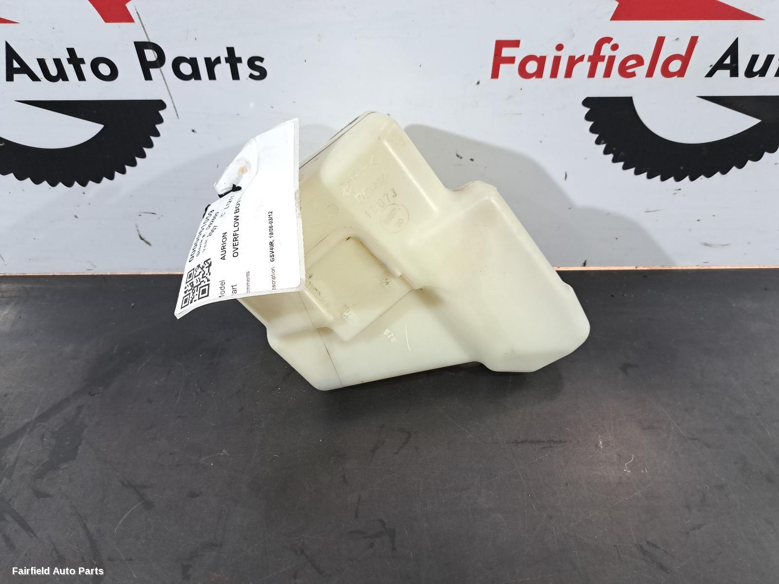 2006-2012 Toyota Aurion Overflow Bottle