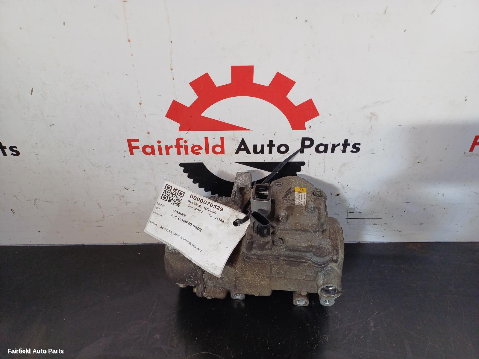 2012-2017 Toyota Camry A C Compressor