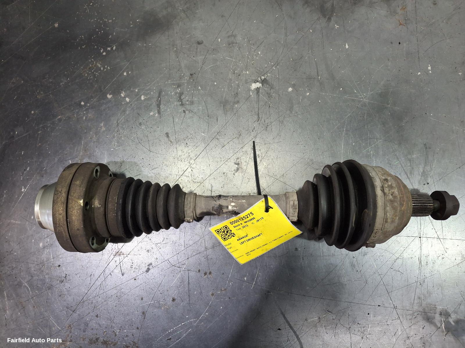 2010-2022 Volkswagen Amarok Left Driveshaft
