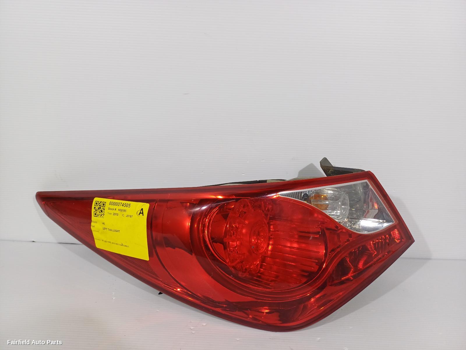 2010-2013 Hyundai I45 Left Taillight