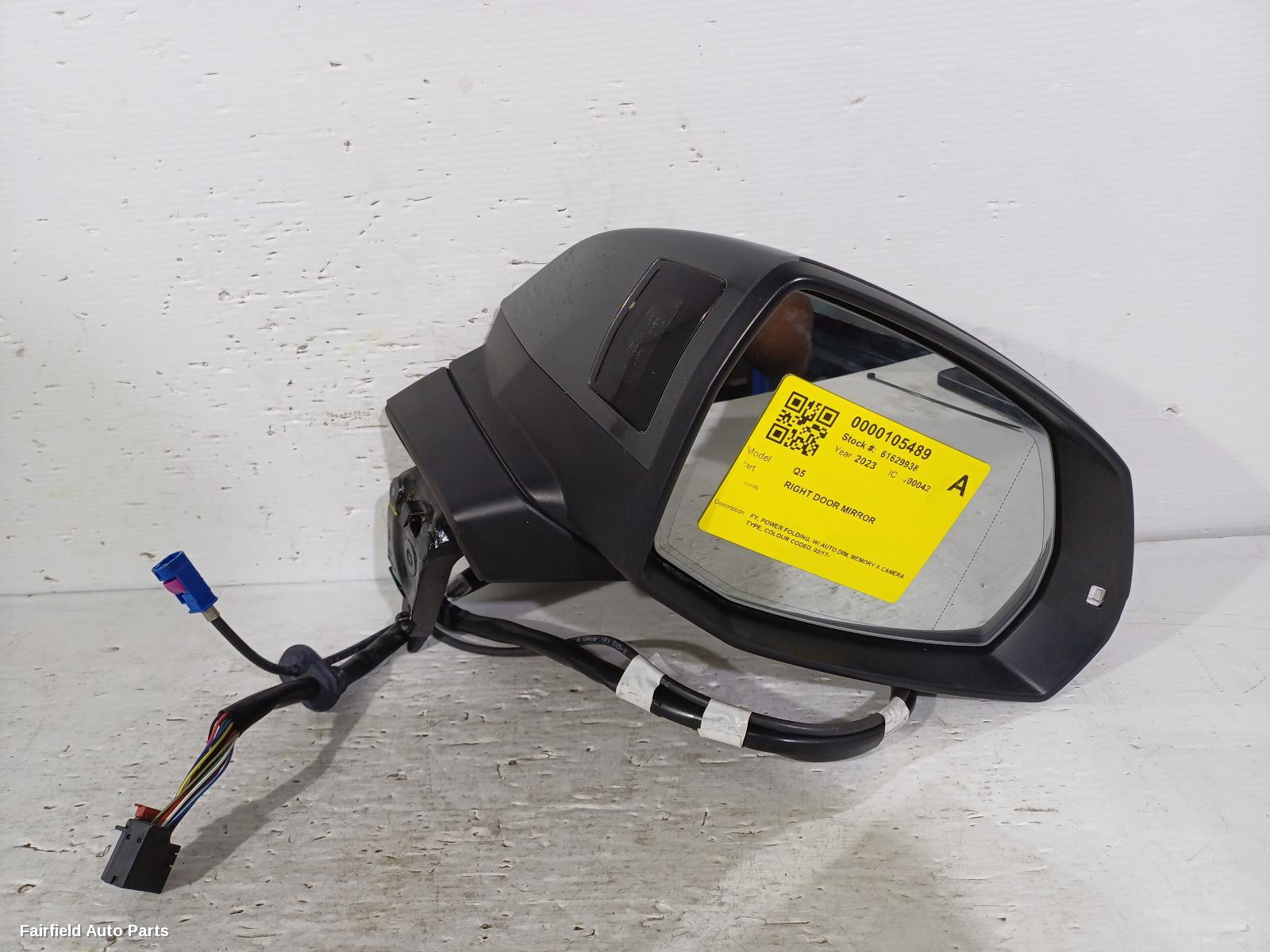2017-2023 Audi Q5 Right Door Mirror
