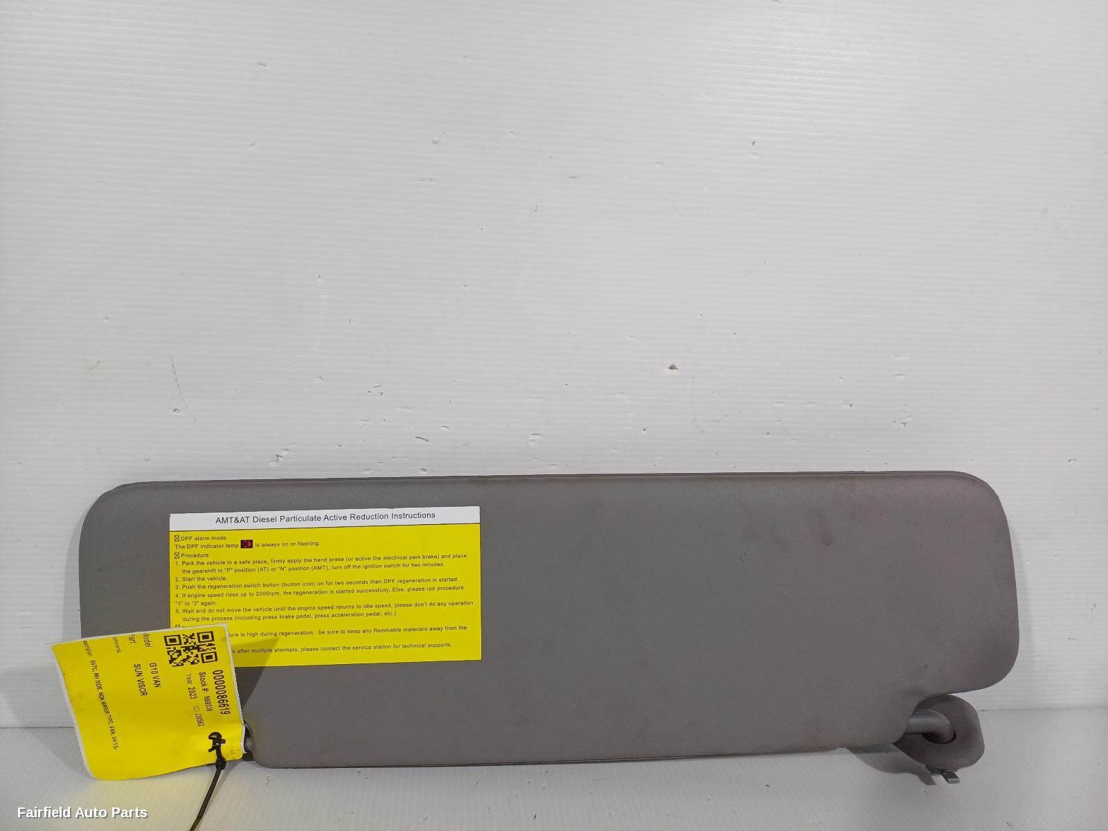 2015-2025 Ldv G10 Sunvisor