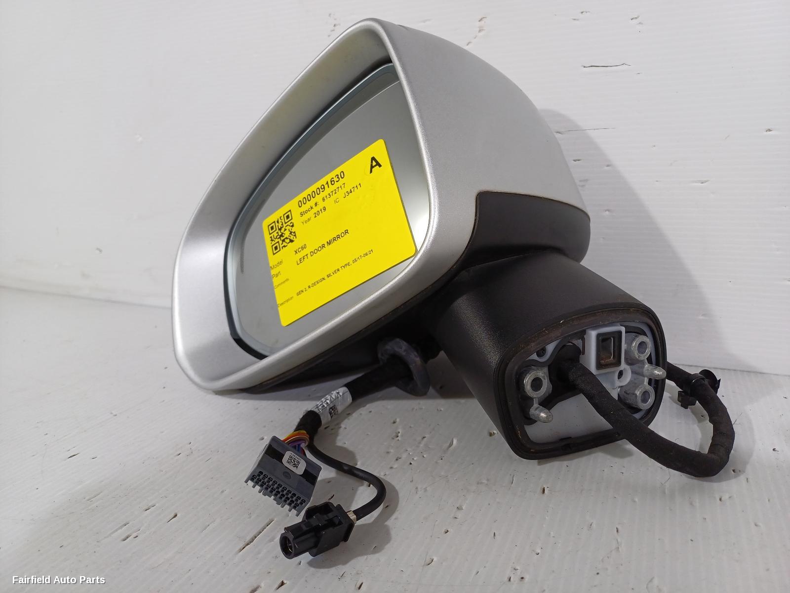 2017-2021 Volvo Xc60 Left Door Mirror