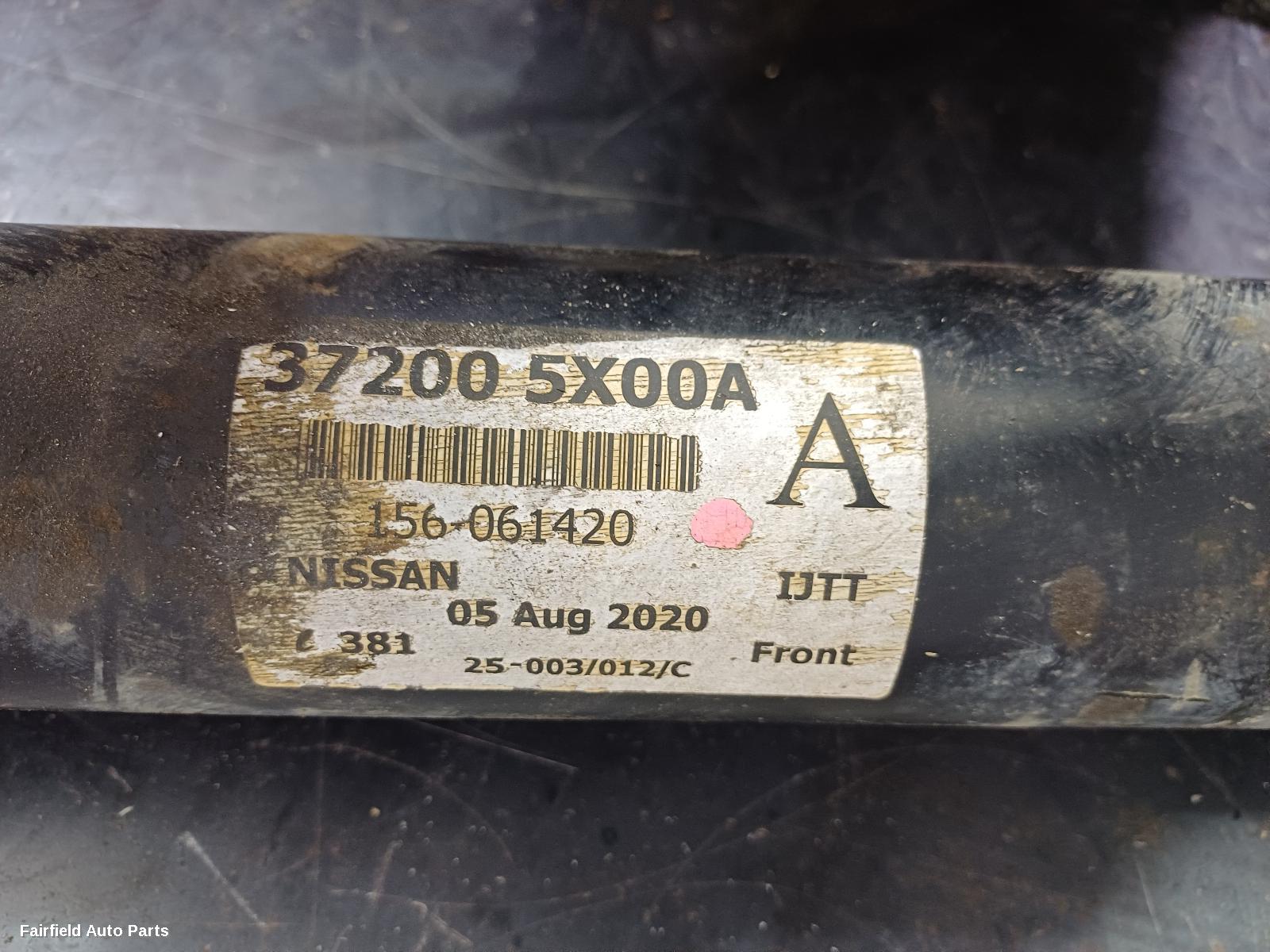 2012-2026 Nissan Patrol Front Prop Shaft