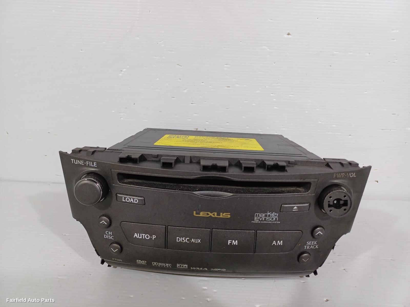 2005-2014 Lexus Is250/is250c Radio Cd Dvd Sat Tv