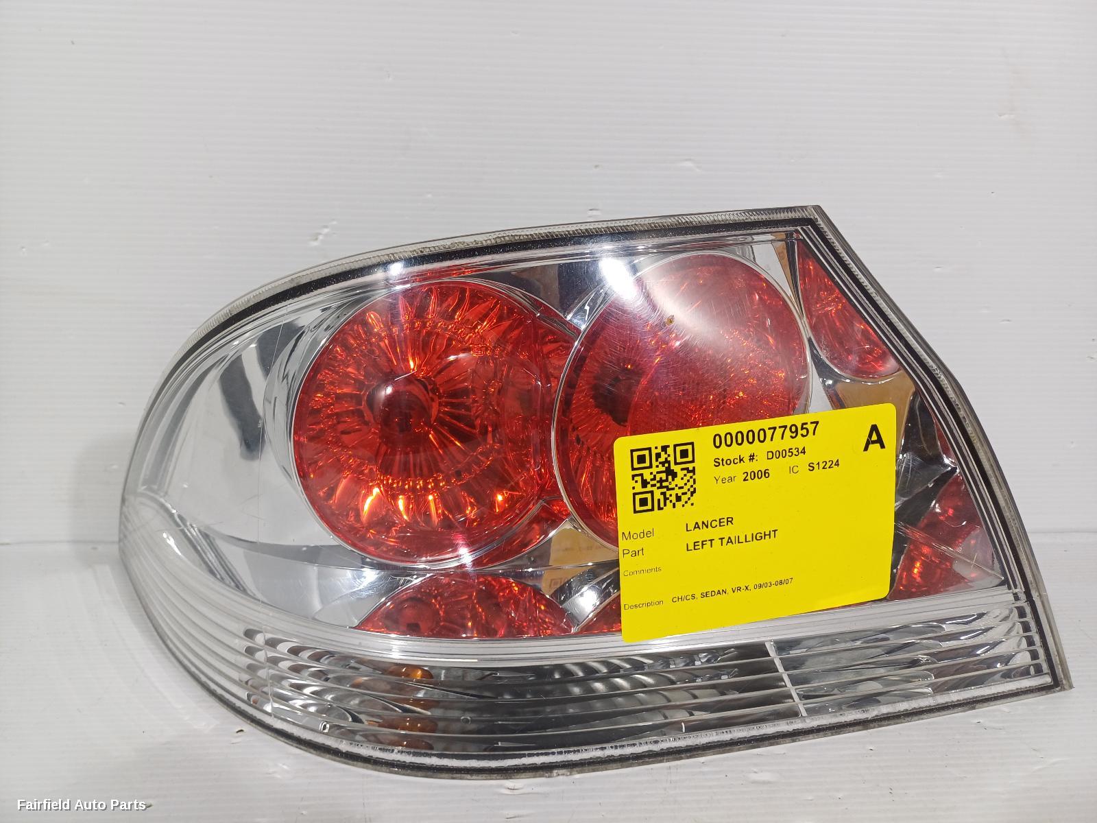 2003-2007 Mitsubishi Lancer Left Taillight