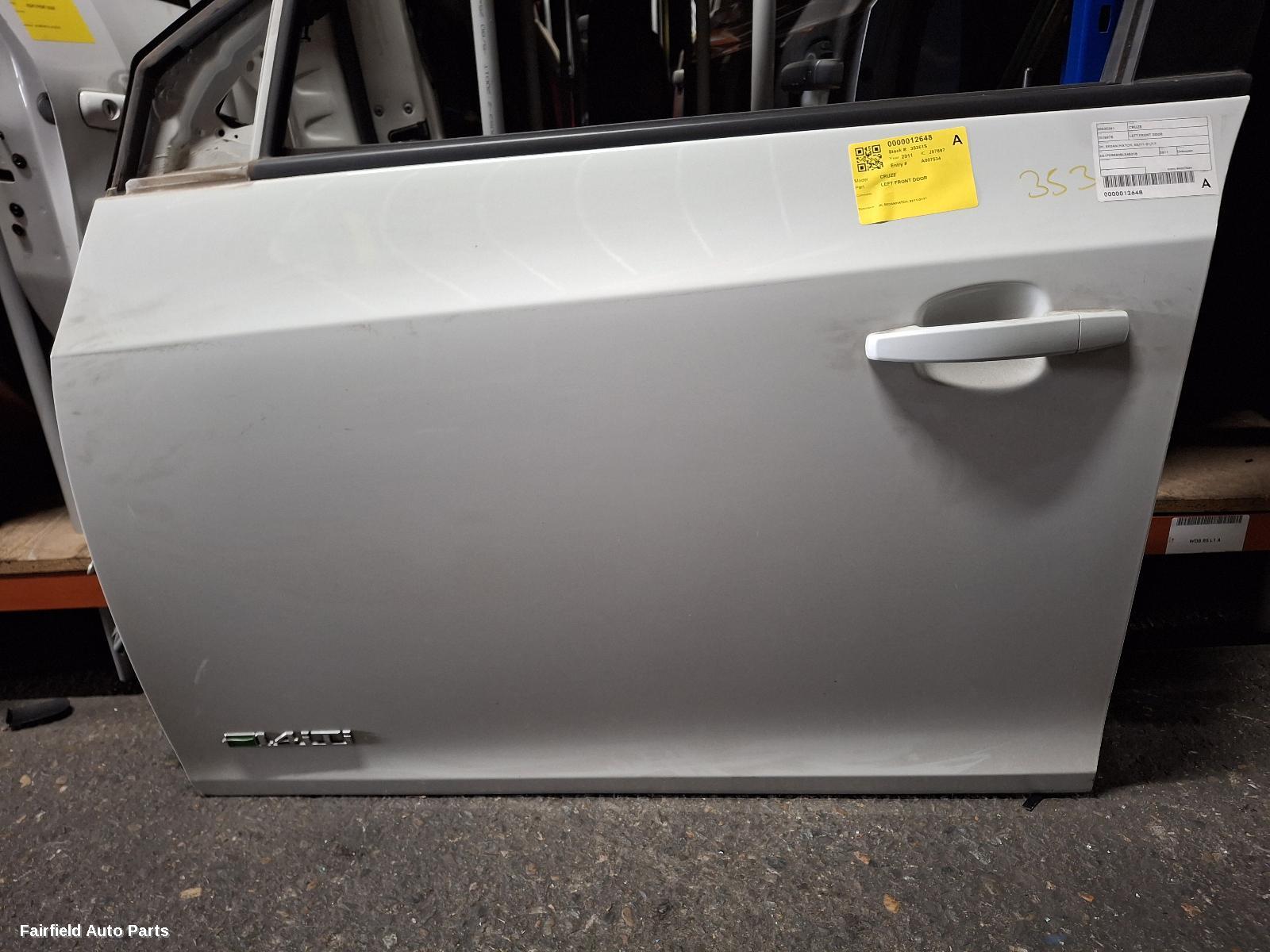 2011-2017 Holden Cruze Left Front Door