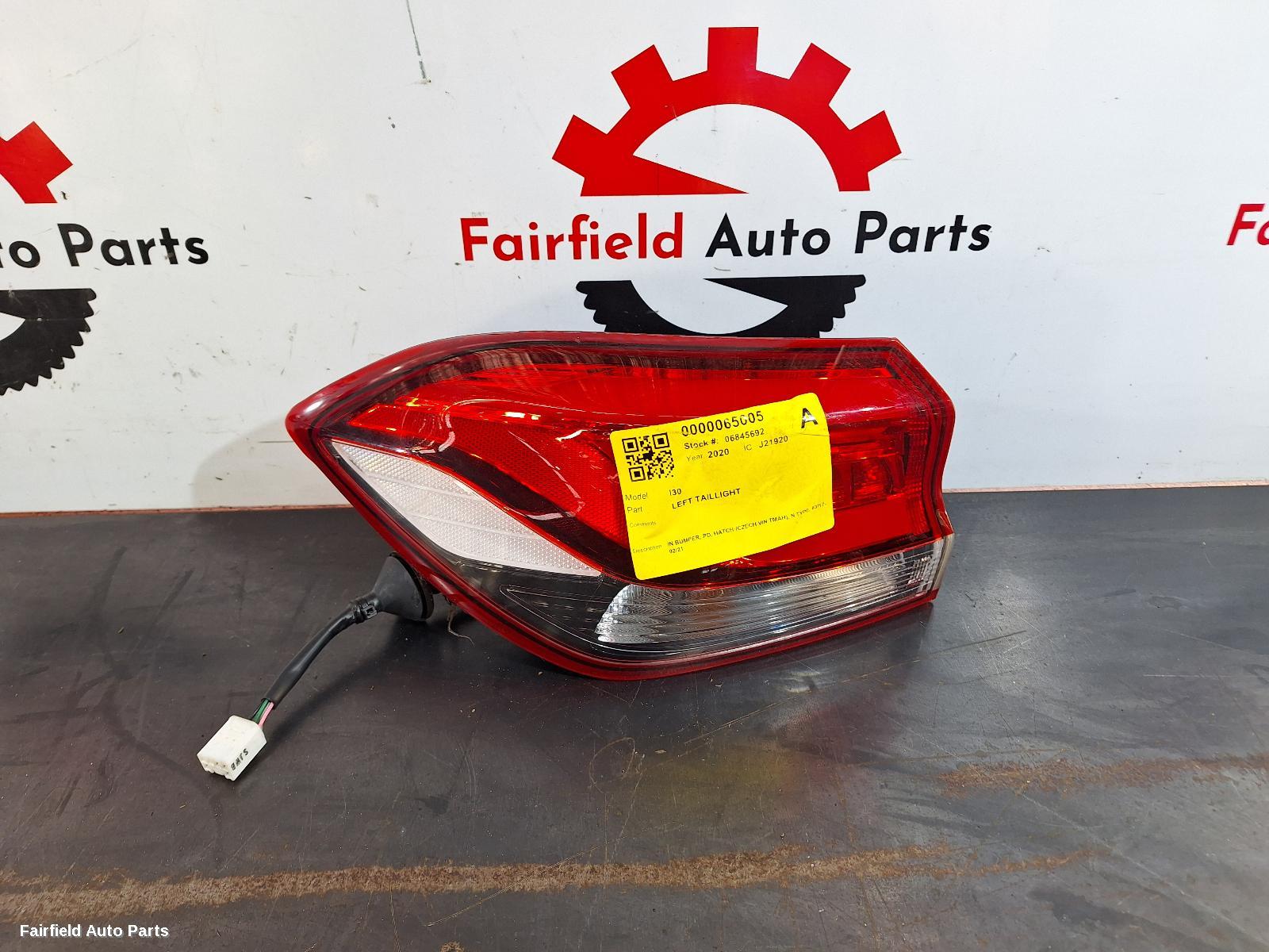 2017-2021 Hyundai I30 Left Taillight
