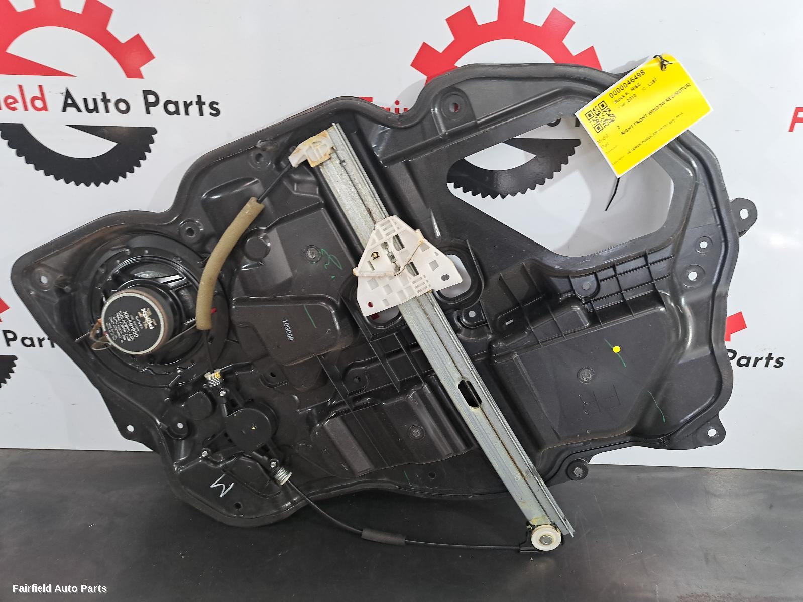 2007-2014 Mazda 2 Right Front Window Reg Motor