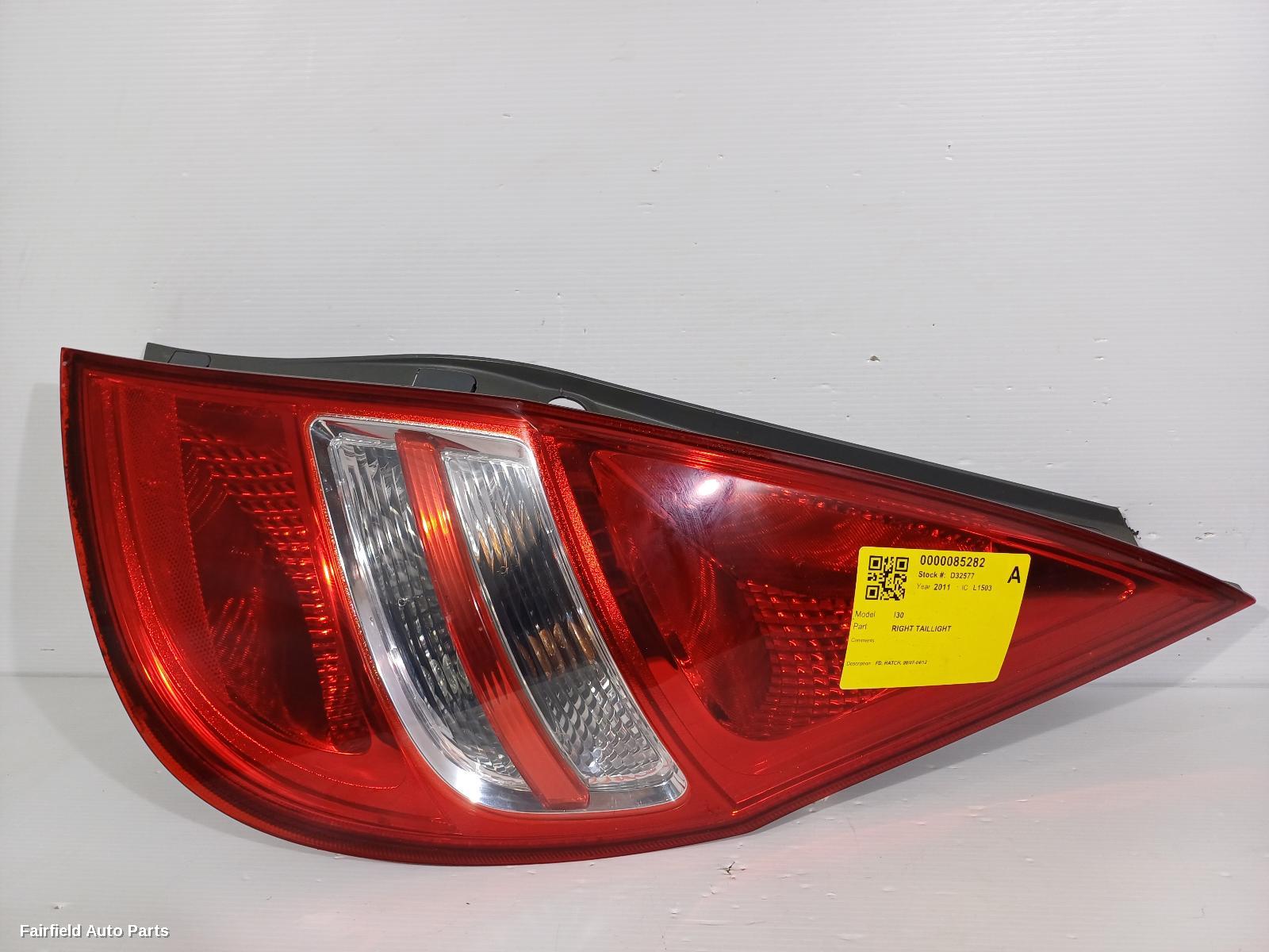 2007-2012 Hyundai I30 Right Taillight