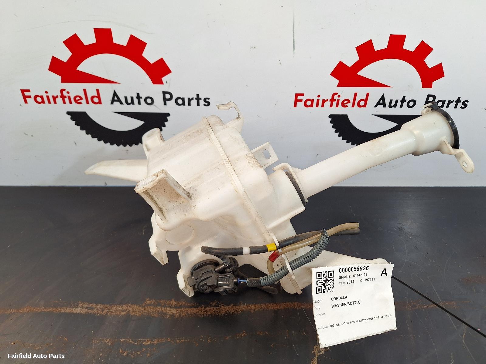 2012-2018 Toyota Corolla Washer Bottle