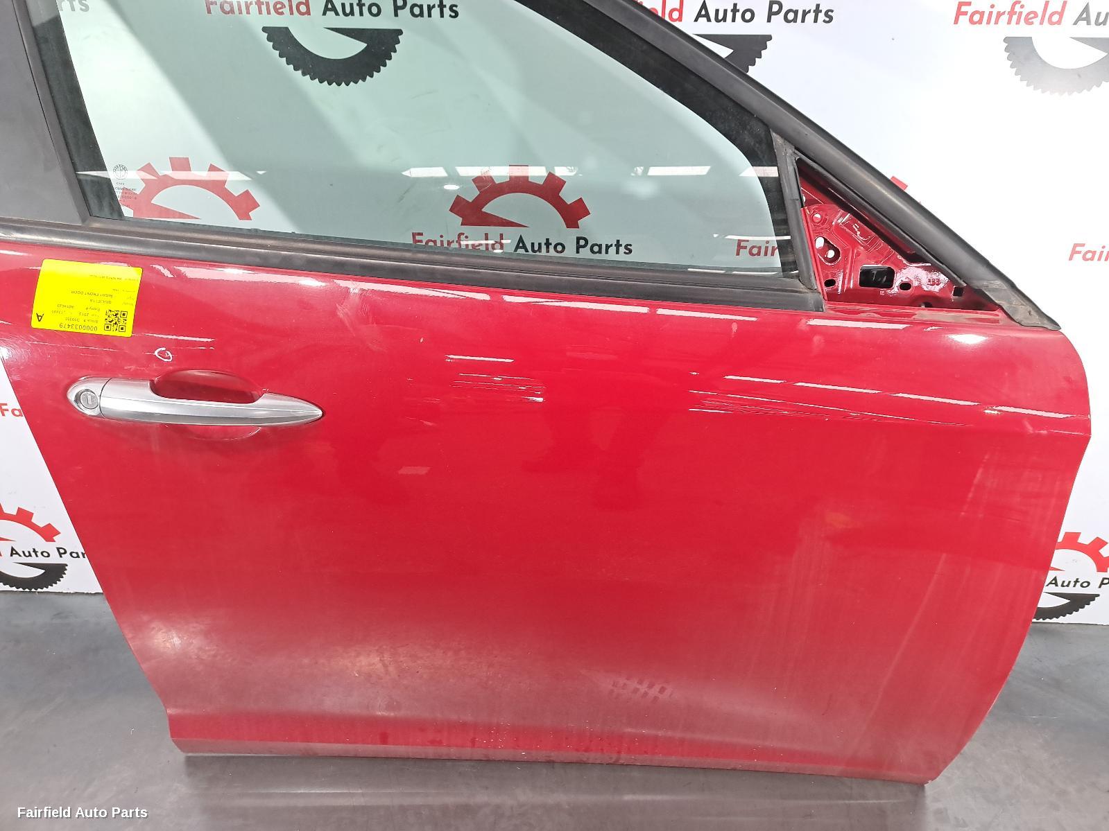 2011-2020 Alfa Romeo Giulietta Right Front Door