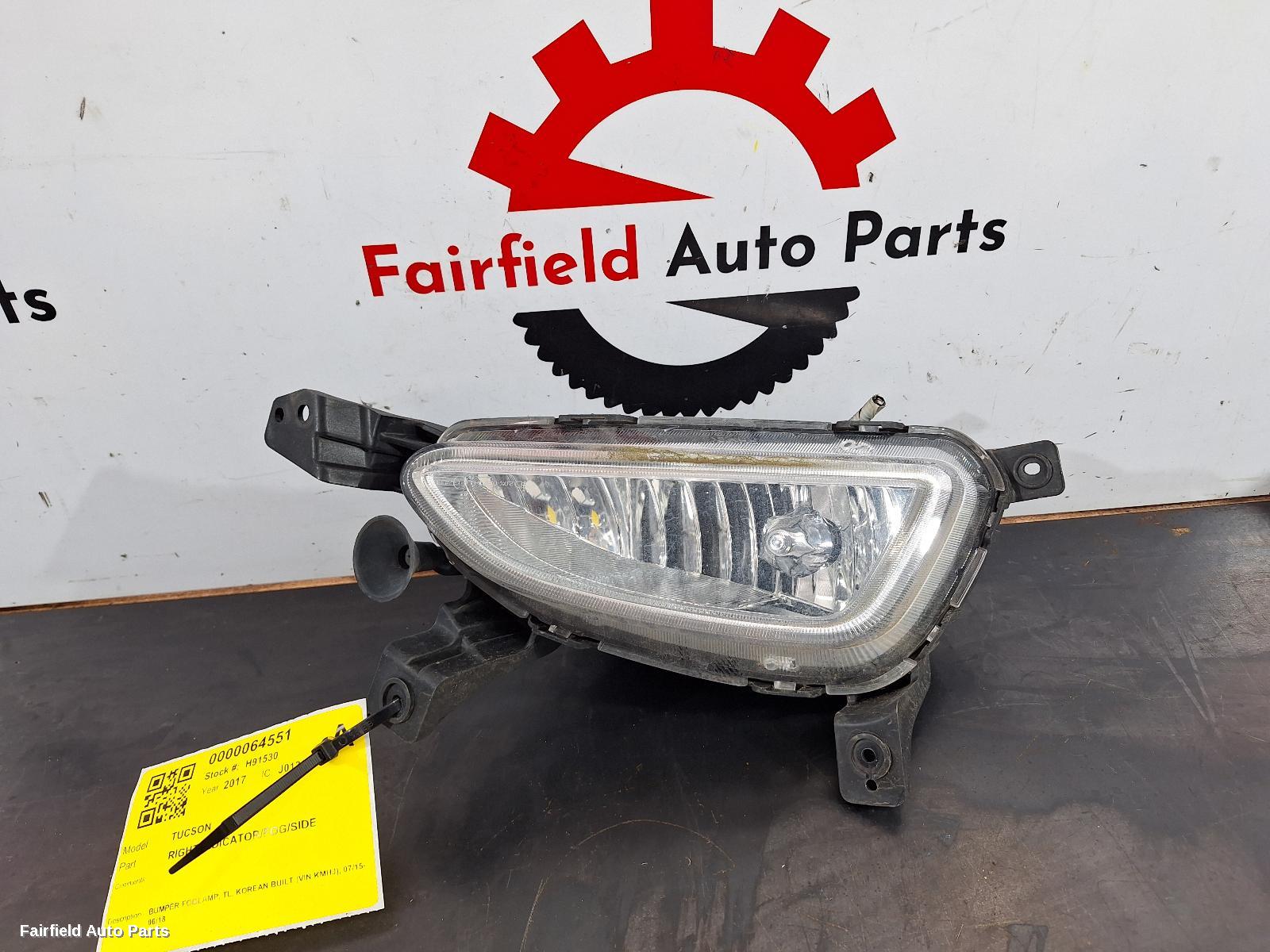 2015-2018 Hyundai Tucson Right Indicator Fog Side