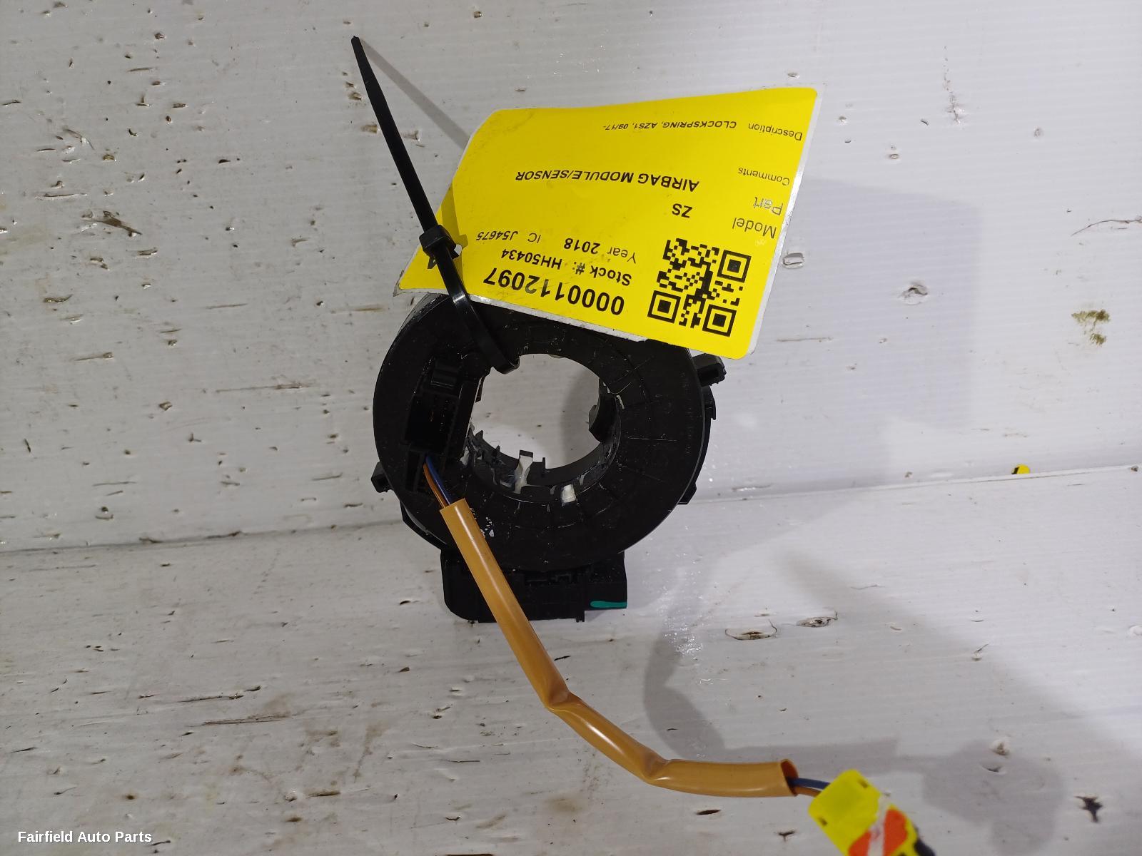 2017-2024 Mg Zs Airbag Module Sensor
