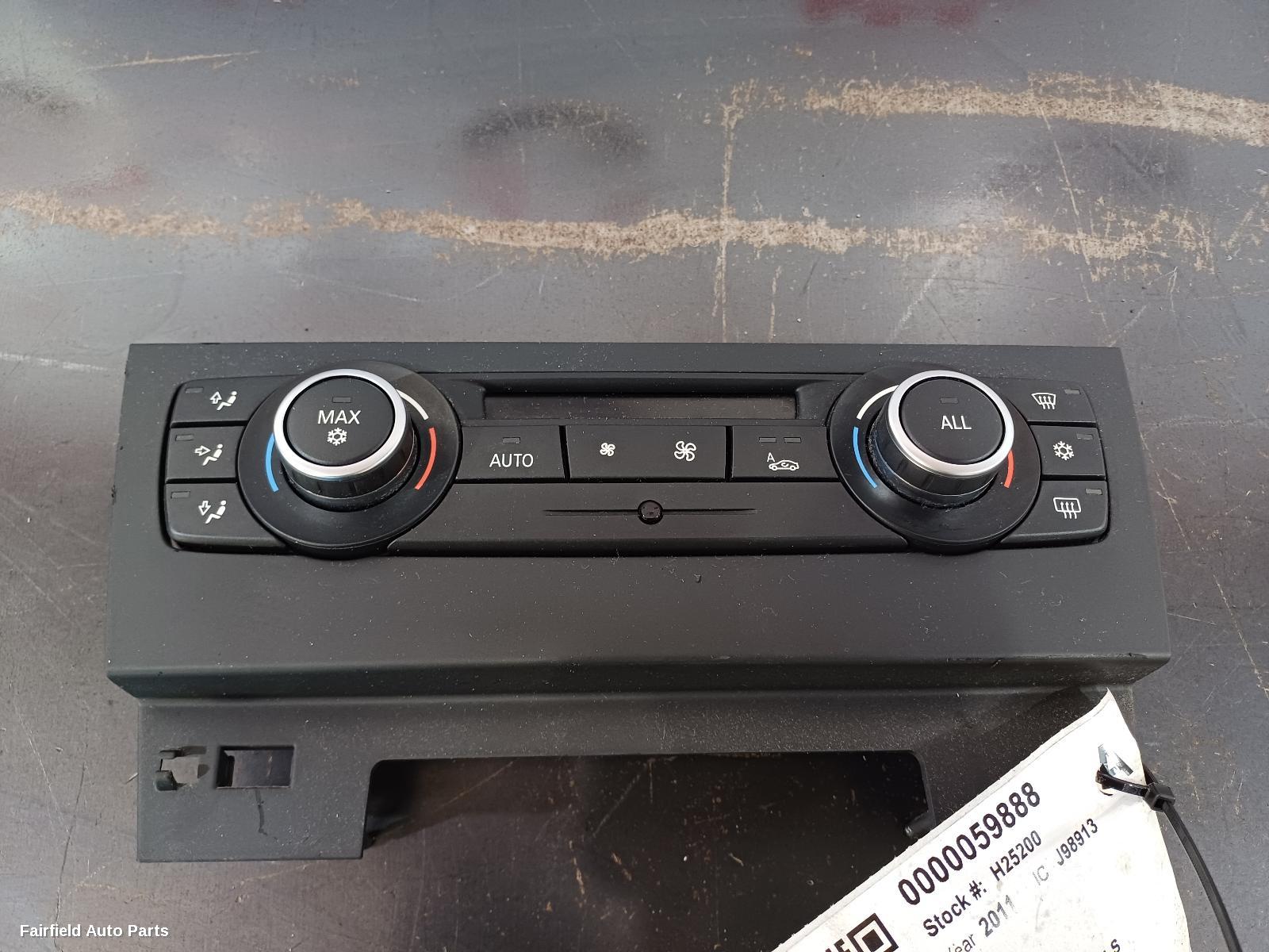 2010-2015 Bmw X1 Heater Ac Controls