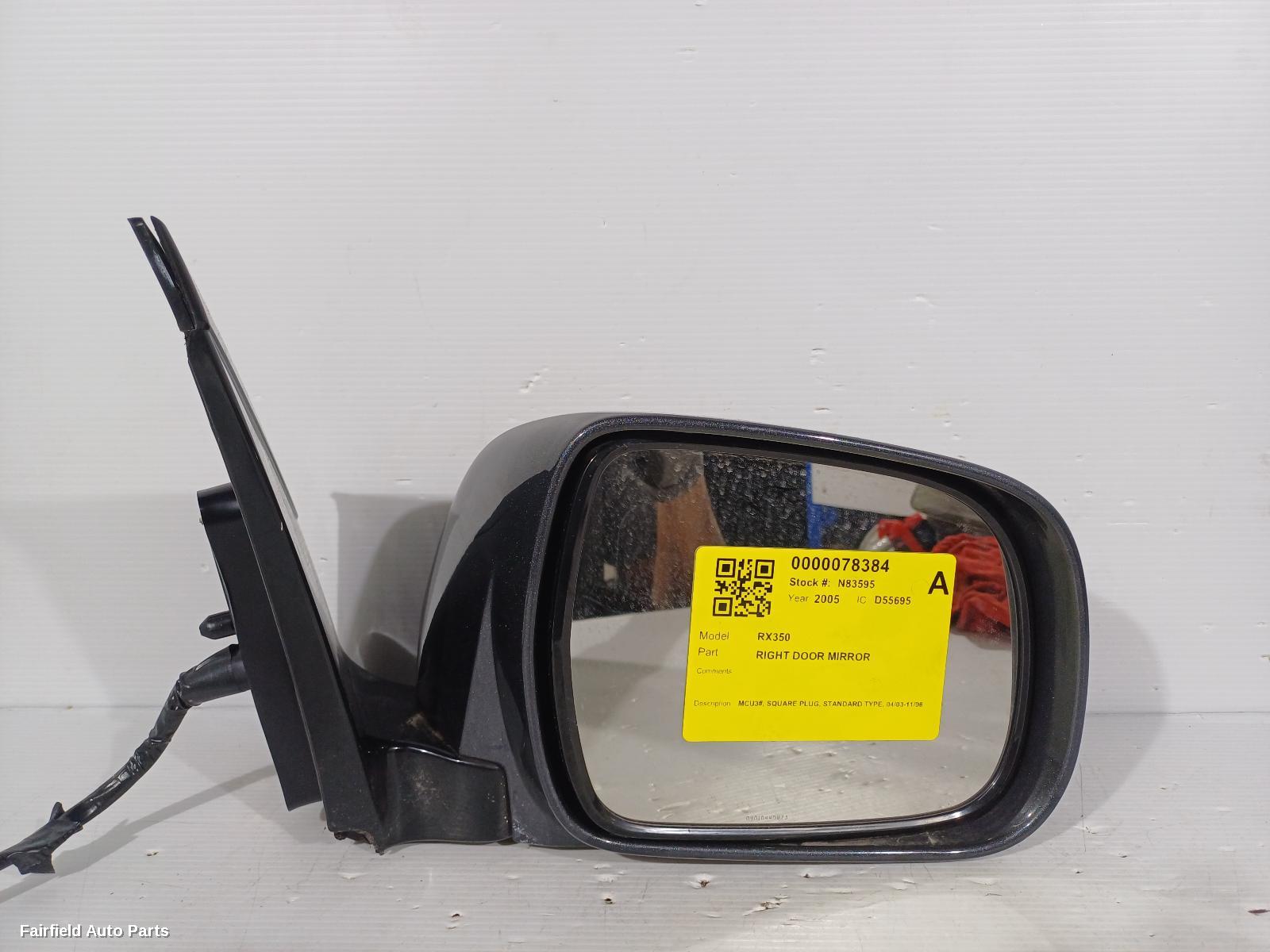 2003-2008 Lexus Rx Series Right Door Mirror