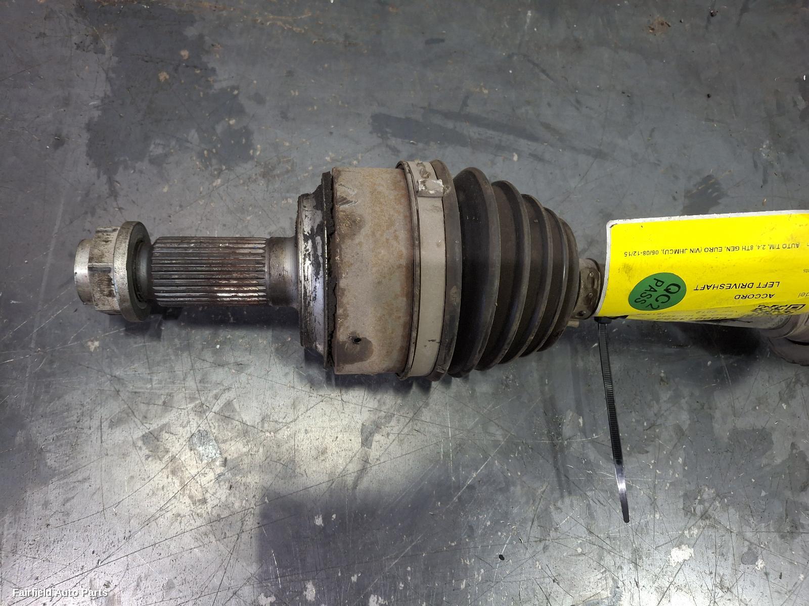 2008-2015 Honda Accord Left Driveshaft