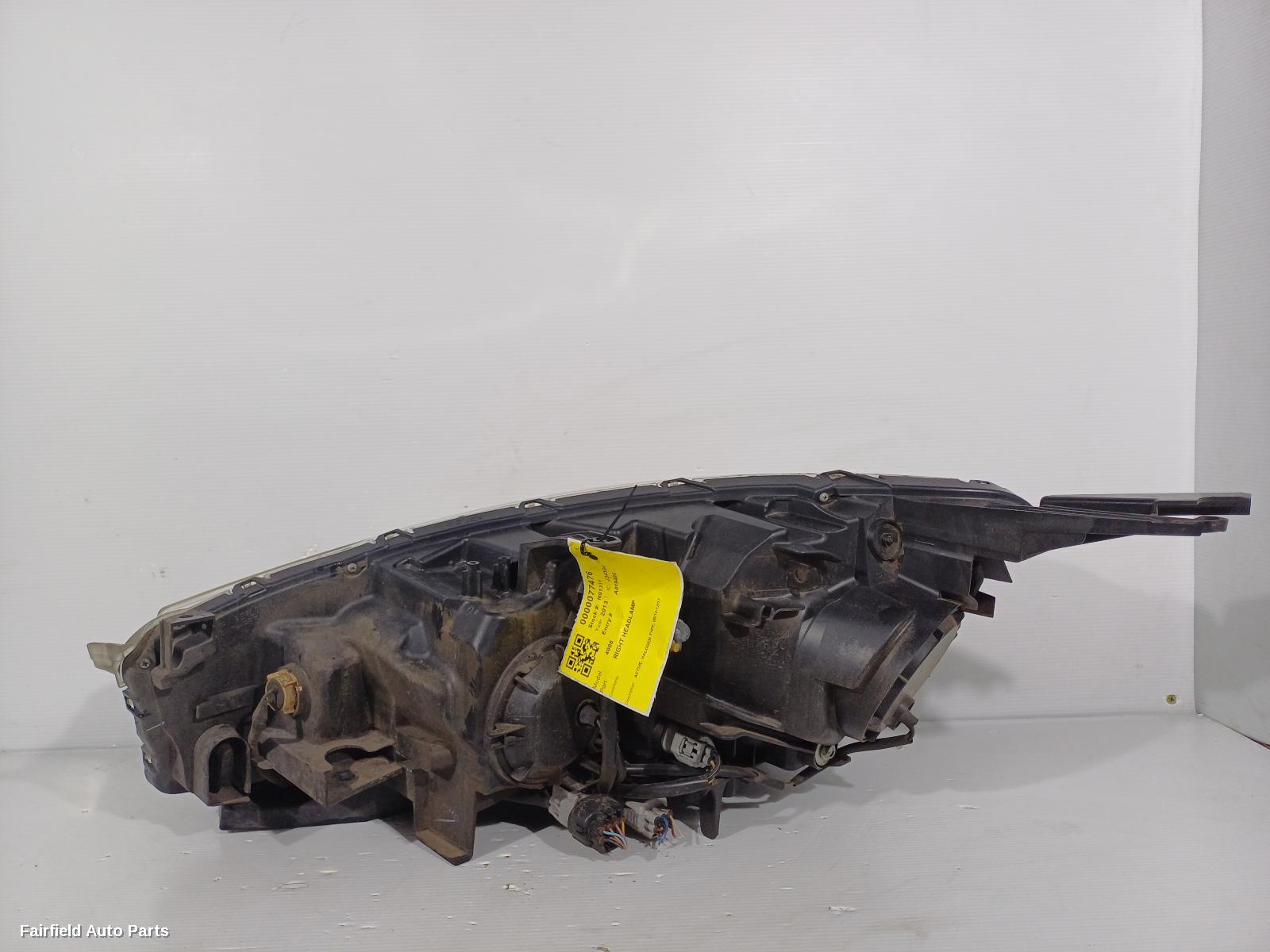 2012-2017 Peugeot 4008 Right Headlamp