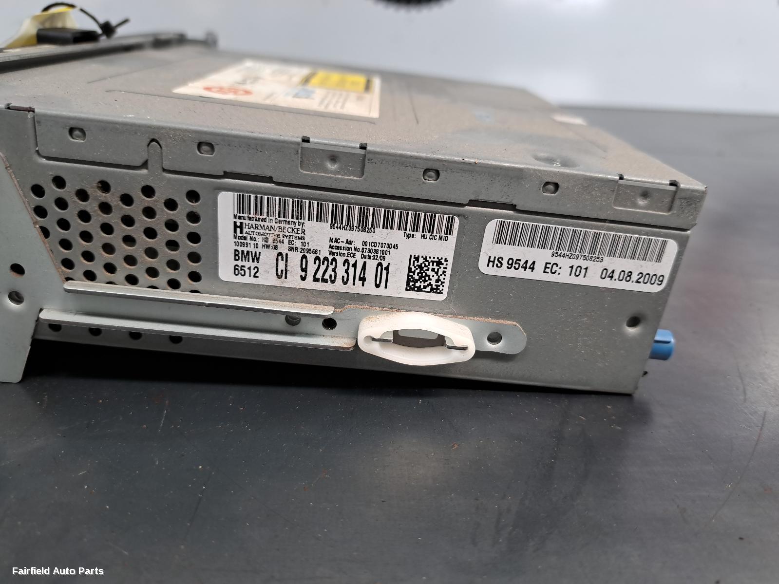 2009-2013 Bmw 3 Series Radio Cd Dvd Sat Tv