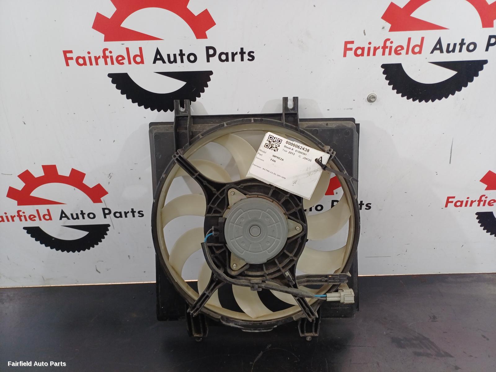 2011-2016 Subaru Impreza Fan