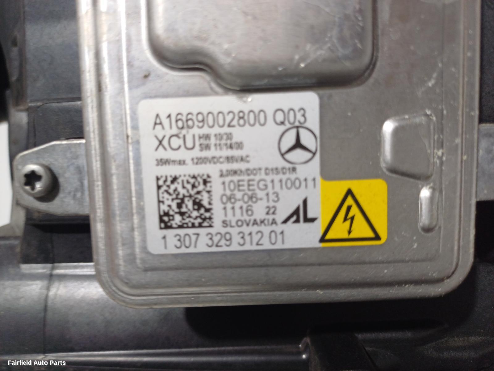 2013-2015 Mercedes C Class Right Headlamp