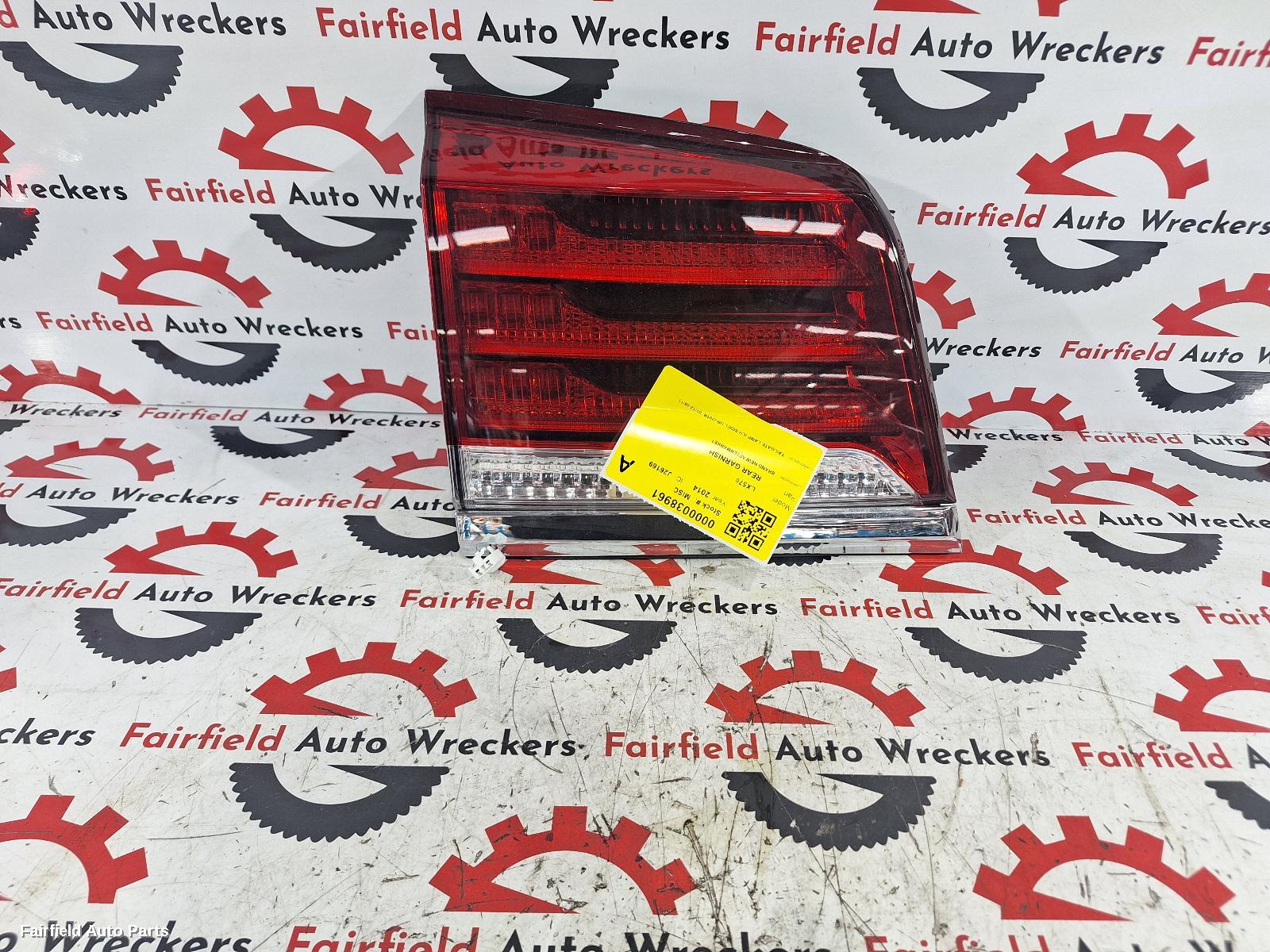 2012-2015 Lexus Lx Series Rear Garnish