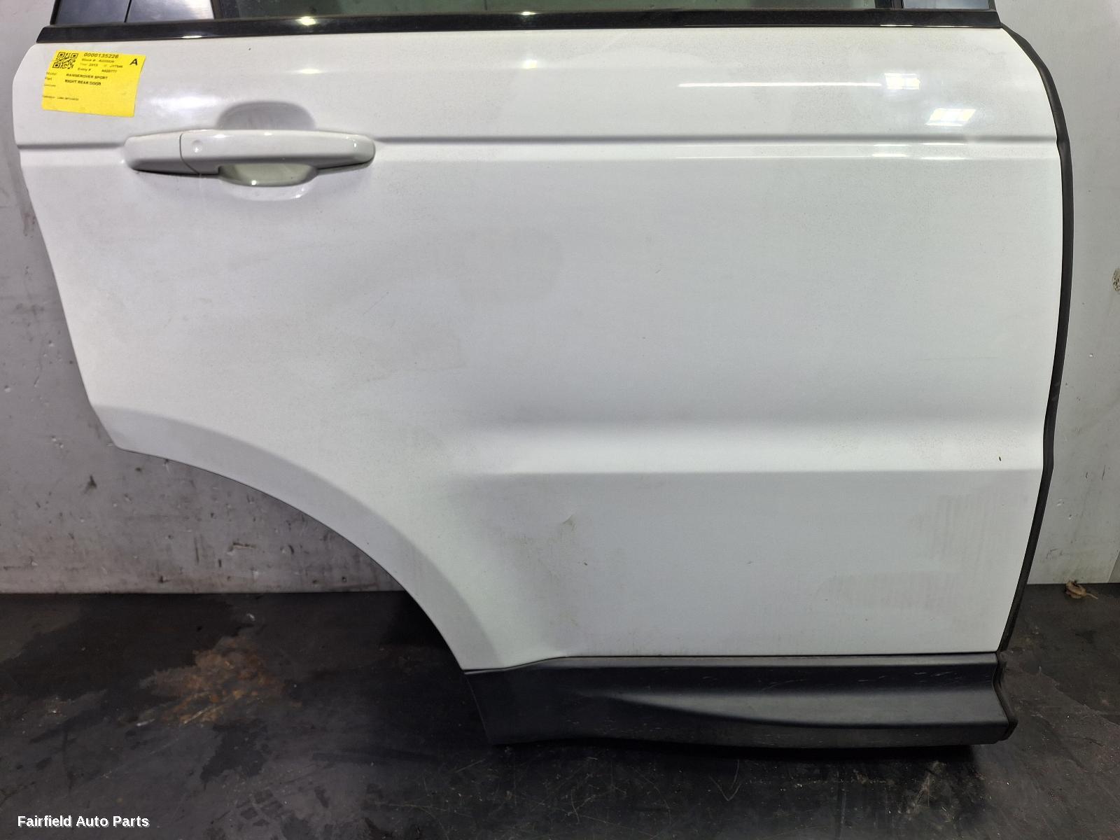 2013-2022 Land Rover Rangerover Sport Right Rear Door Sliding