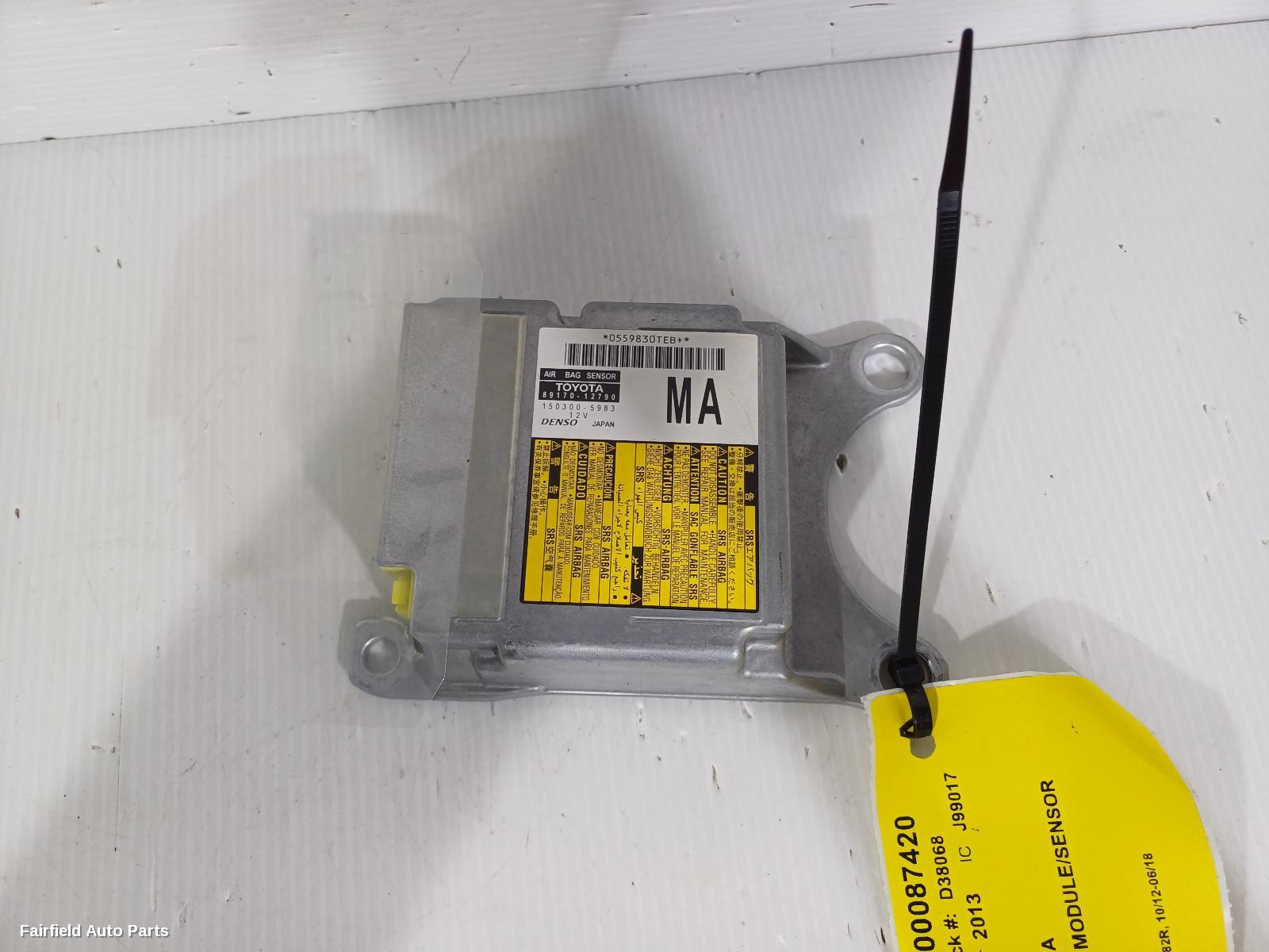 2012-2018 Toyota Corolla Airbag Module Sensor