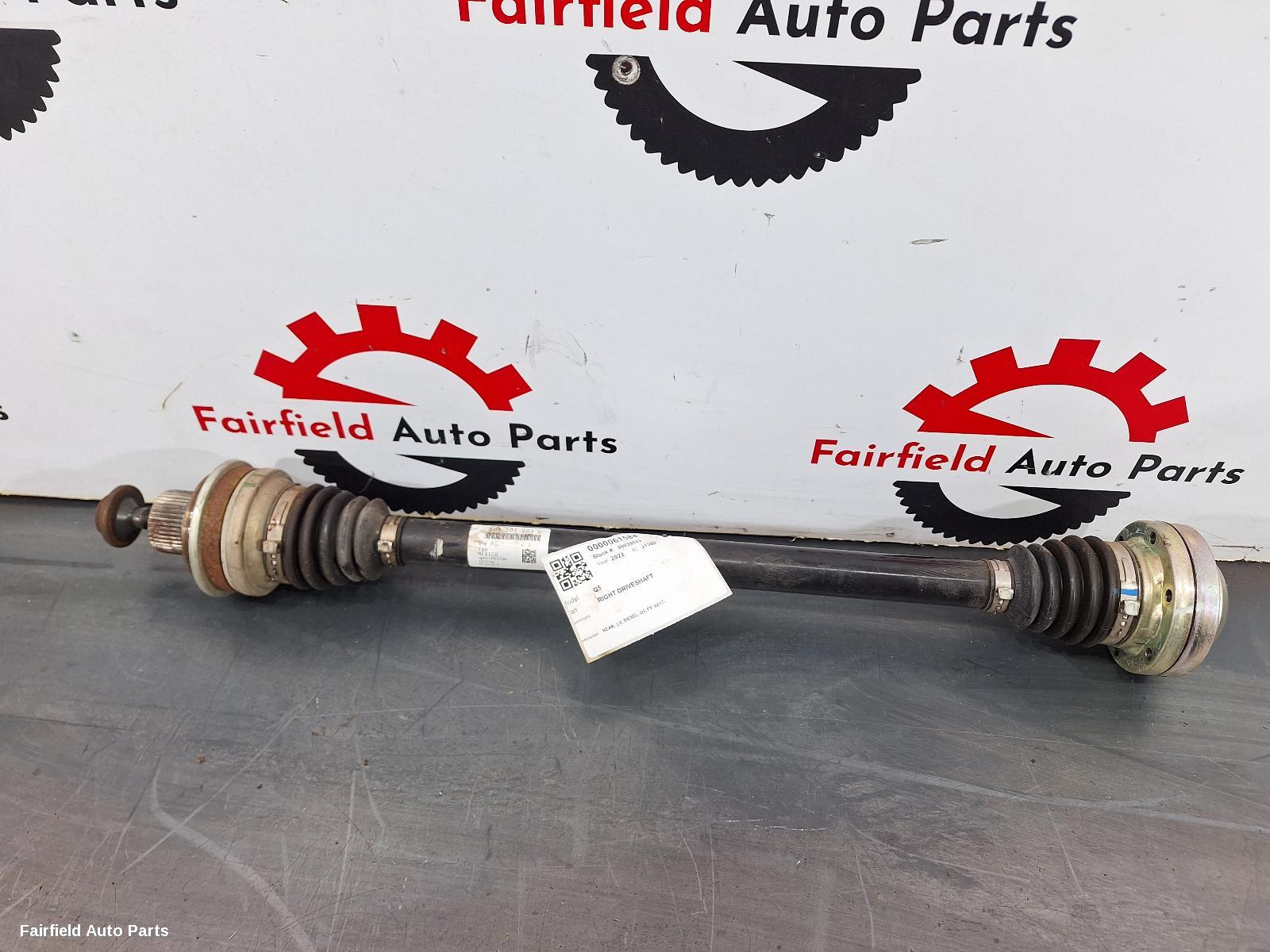 2017-2025 Audi Q5 Right Driveshaft
