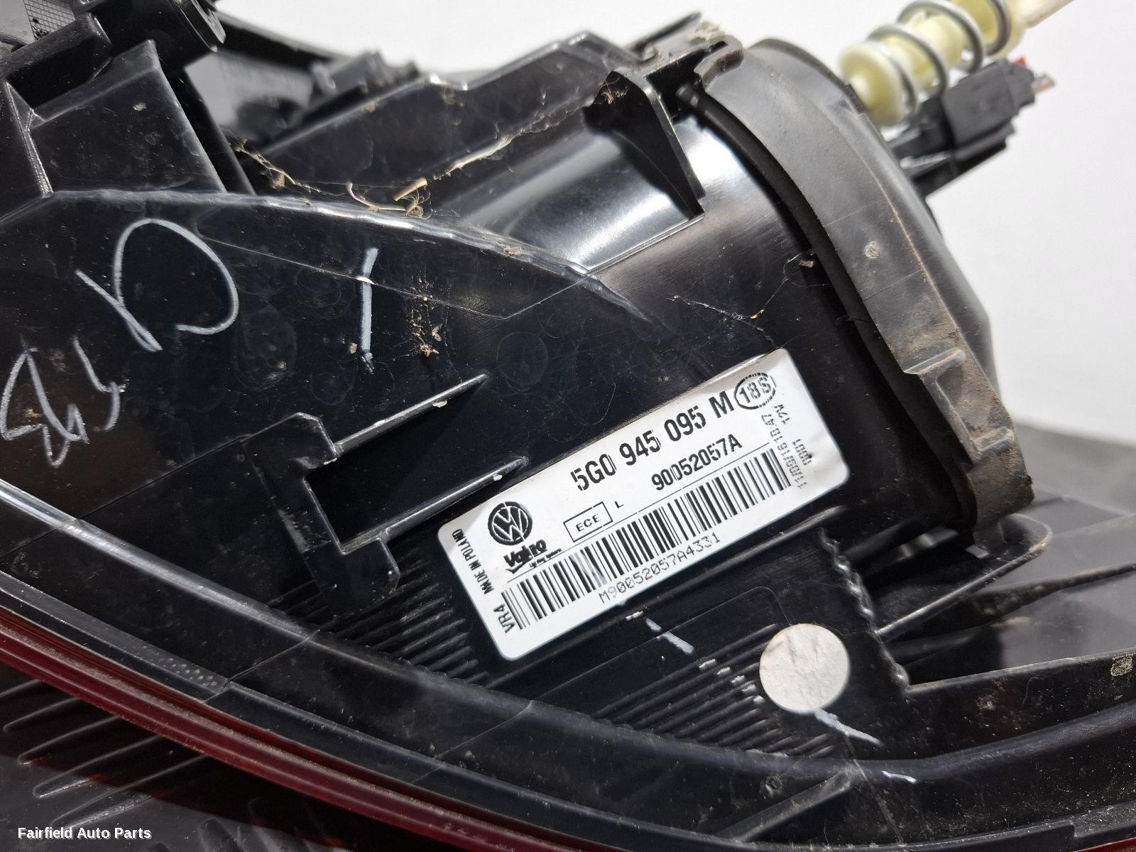 2012-2017 Volkswagen Golf Left Taillight