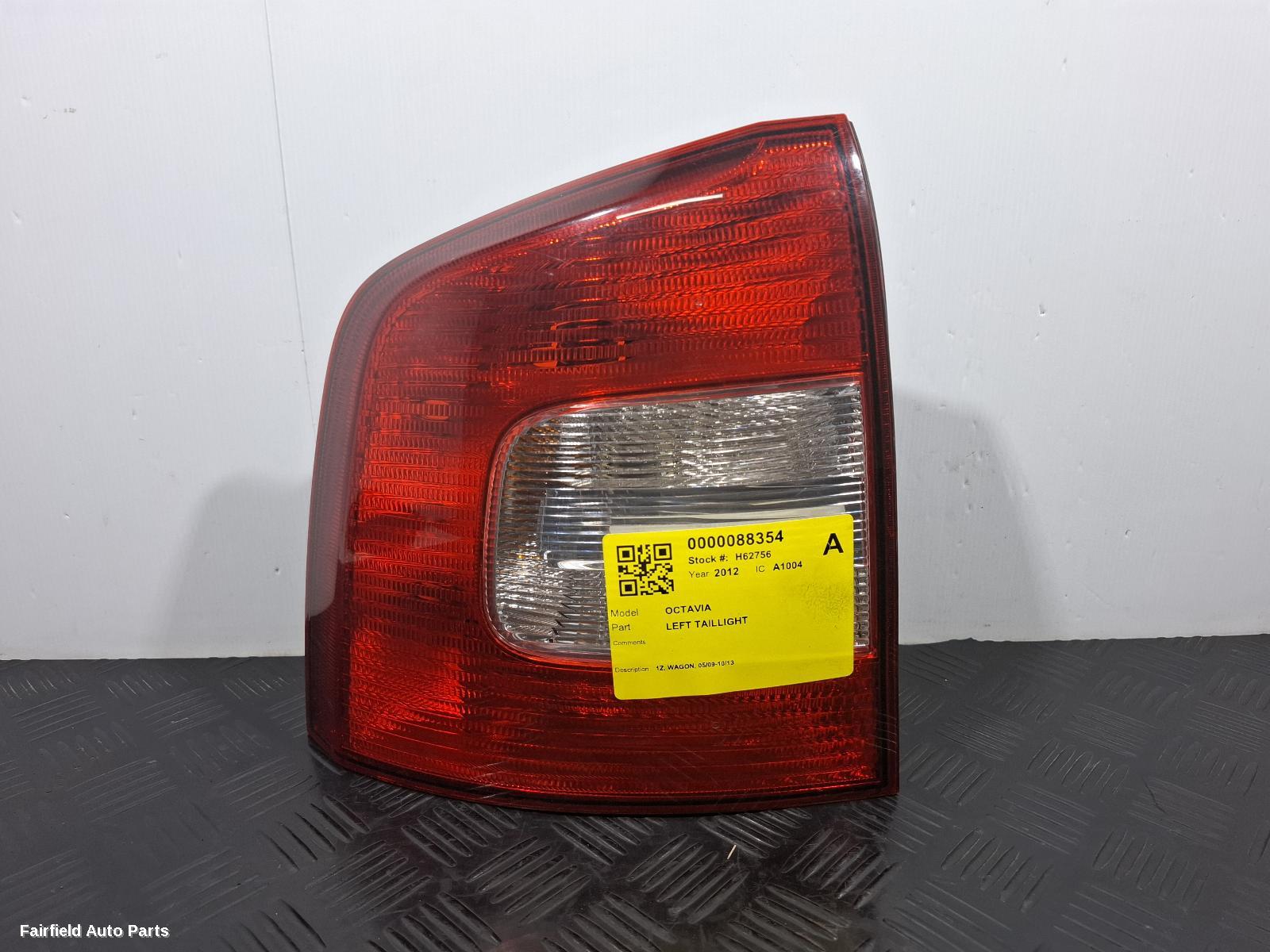2009-2013 Skoda Octavia Left Taillight