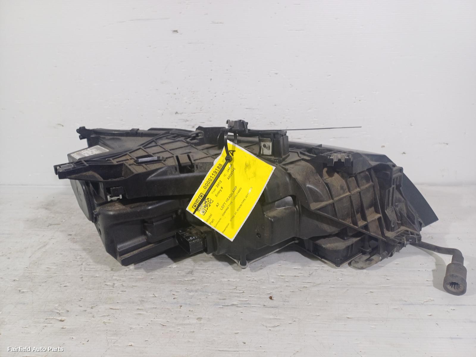 2011-2015 Audi A7 Left Headlamp