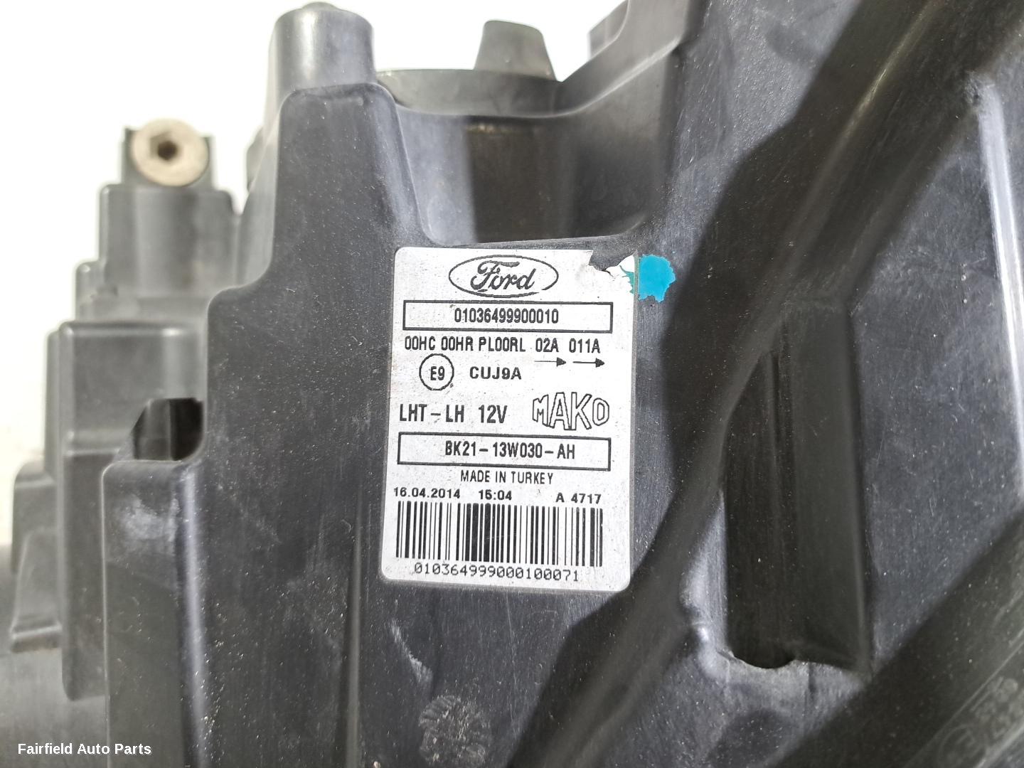 2013-2017 Ford Transit Custom Left Headlamp