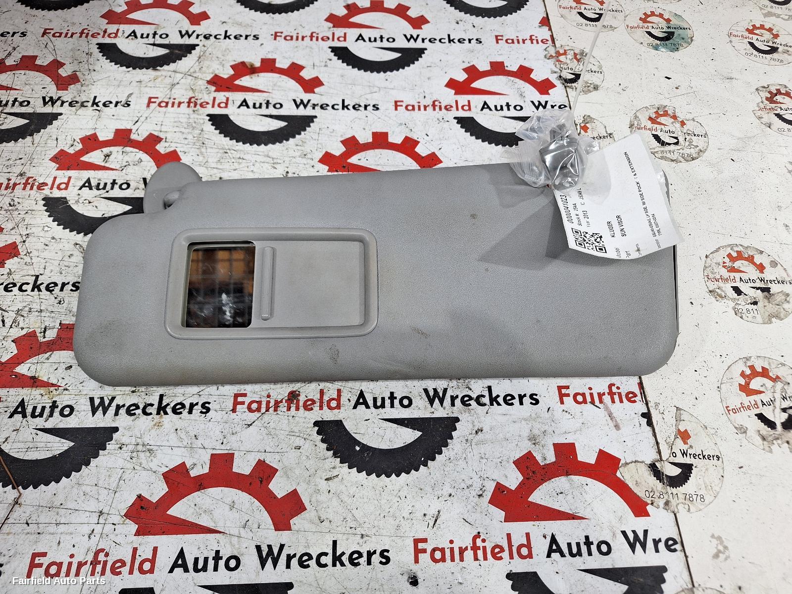 2007-2014 Toyota Kluger Sunvisor