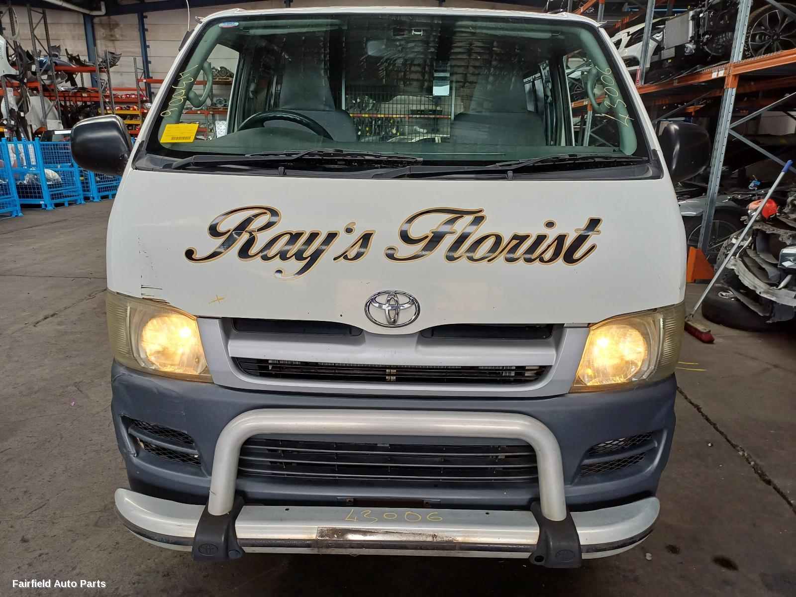 2007 Toyota Hiace F Bar Reinforc Brack