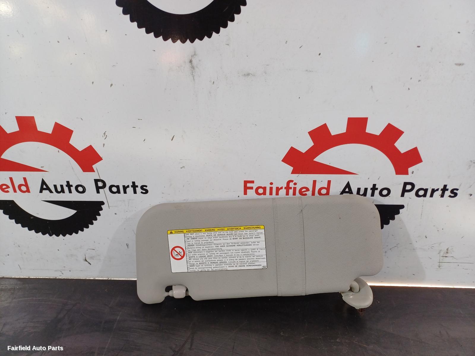 2007-2013 Toyota Corolla Sunvisor