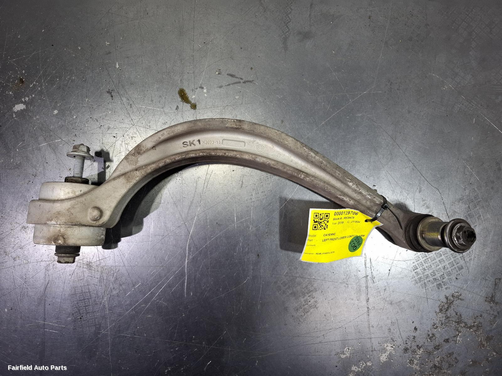2018-2024 Porsche Cayenne Left Front Lower Control Arm
