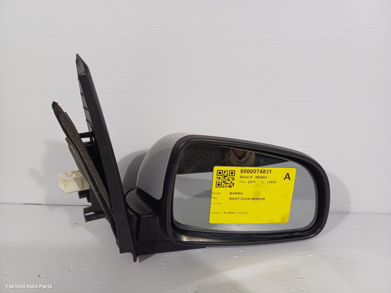 2005-2012 Holden Barina Right Door Mirror