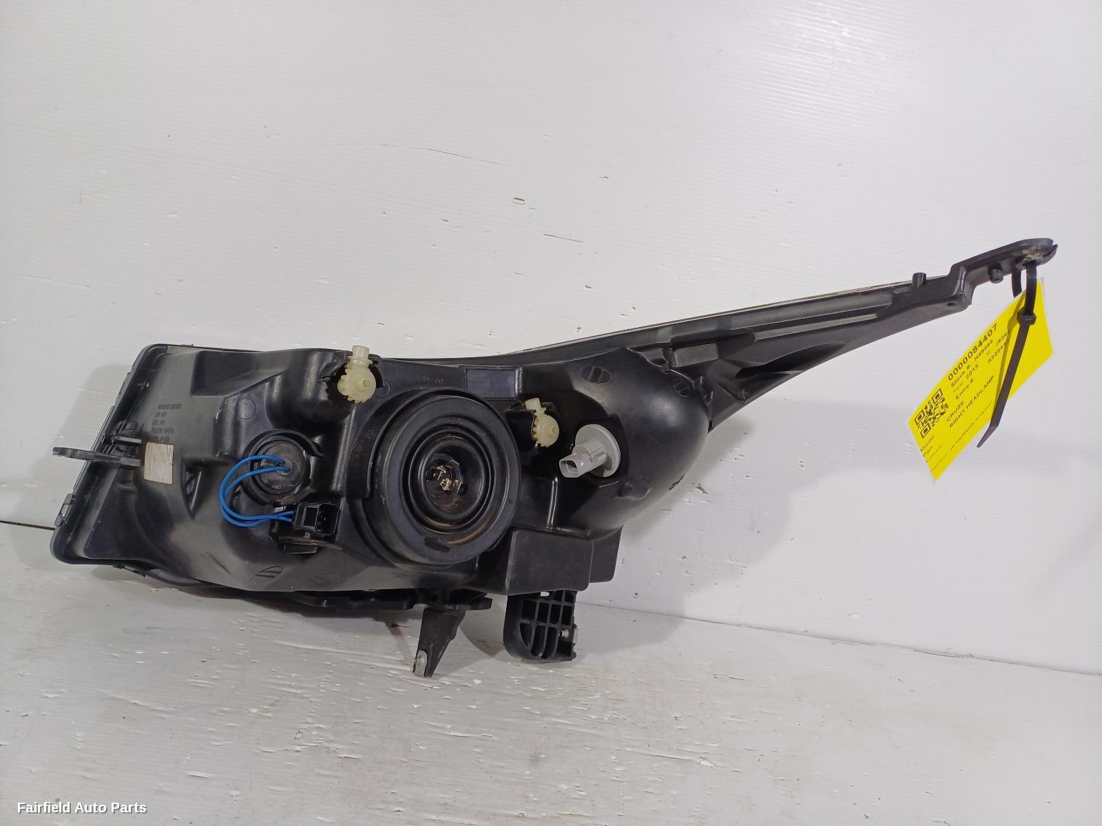 2015-2017 Holden Cruze Right Headlamp