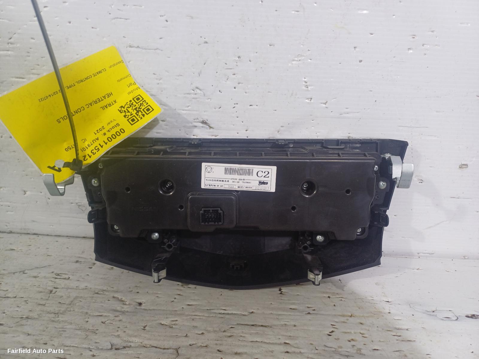 2014-2022 Nissan Xtrail Heater Ac Controls