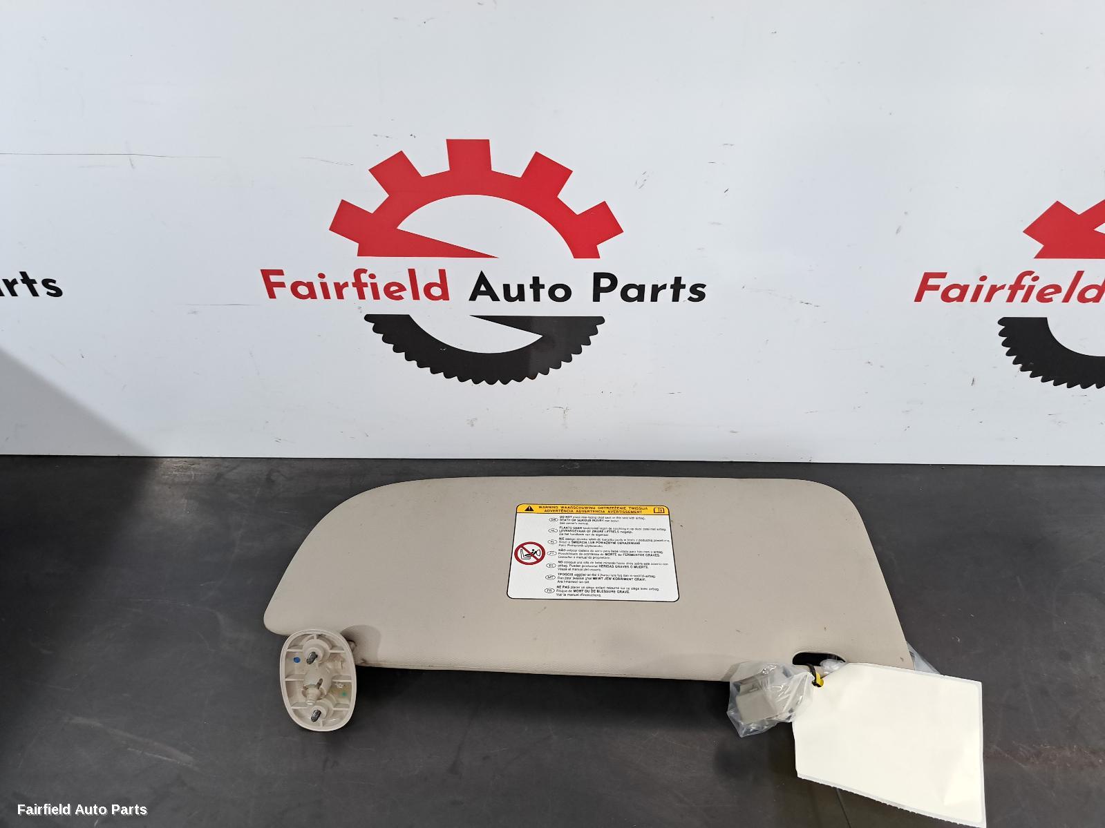 2012-2020 Holden Colorado Sunvisor