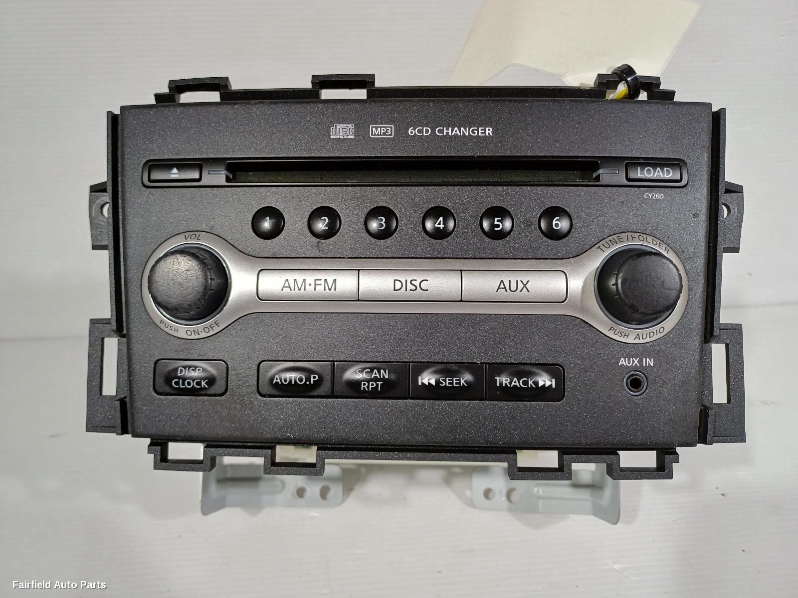 2008-2011 Nissan Murano Radio Cd Dvd Sat Tv
